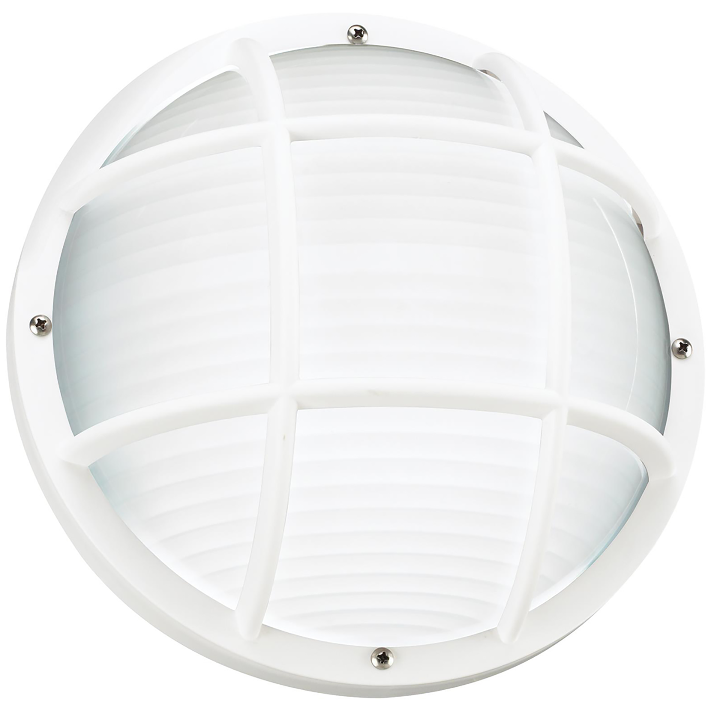Bayside One Light Round Grid Wall and Ceiling