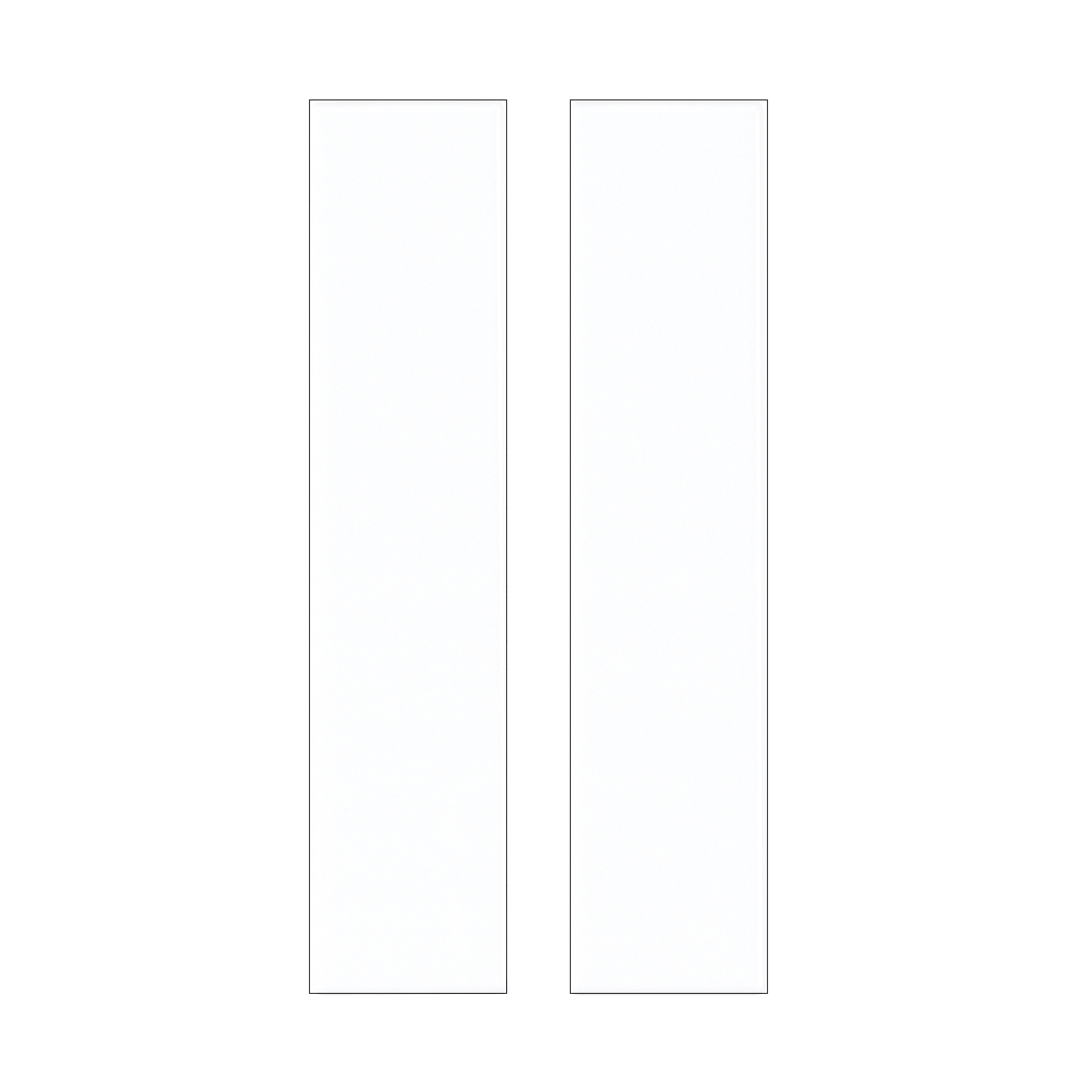 Address Light Number Tile 1/2 Blank White Plastic