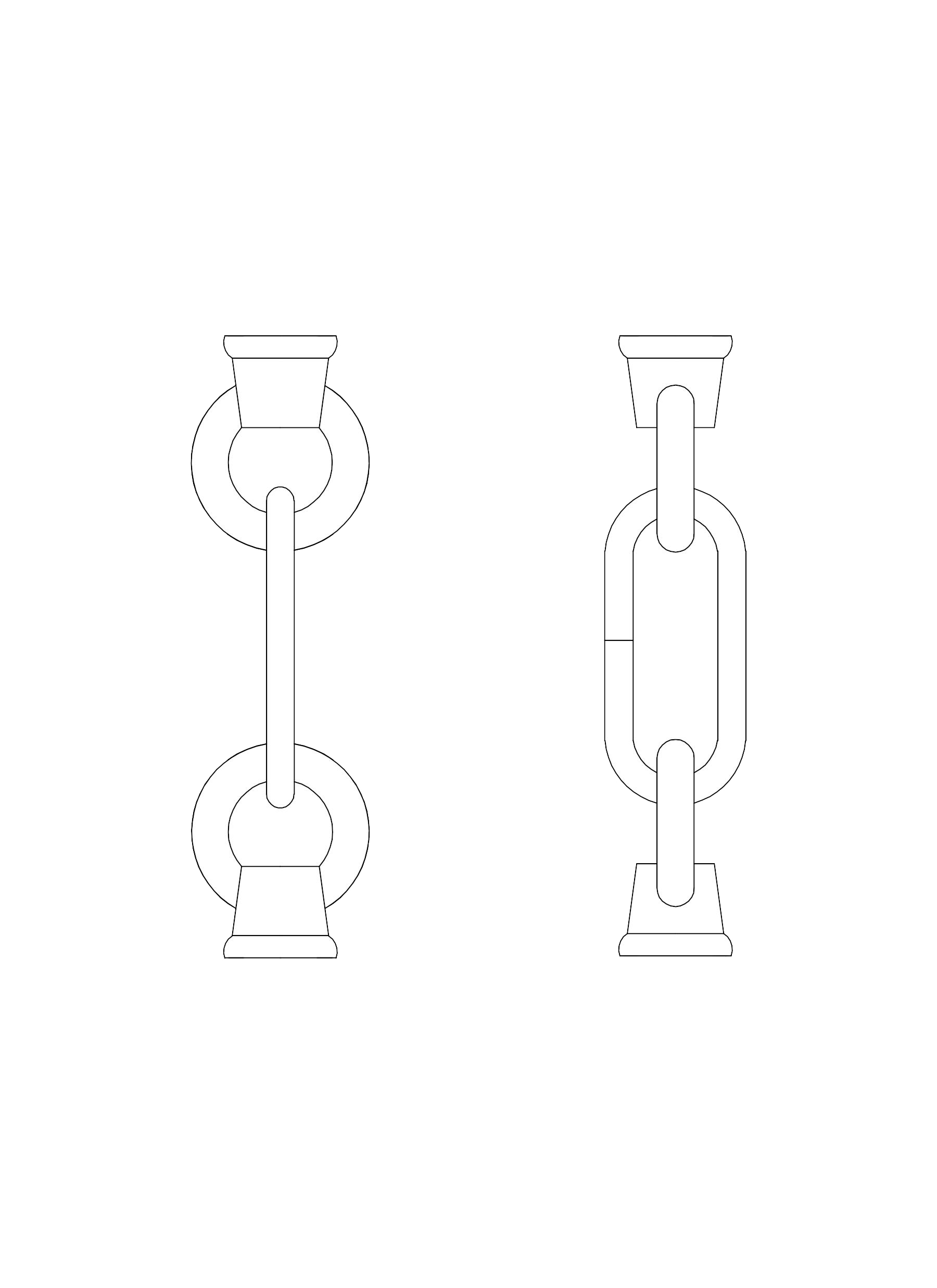 Link and Loop in  Weathered Zinc