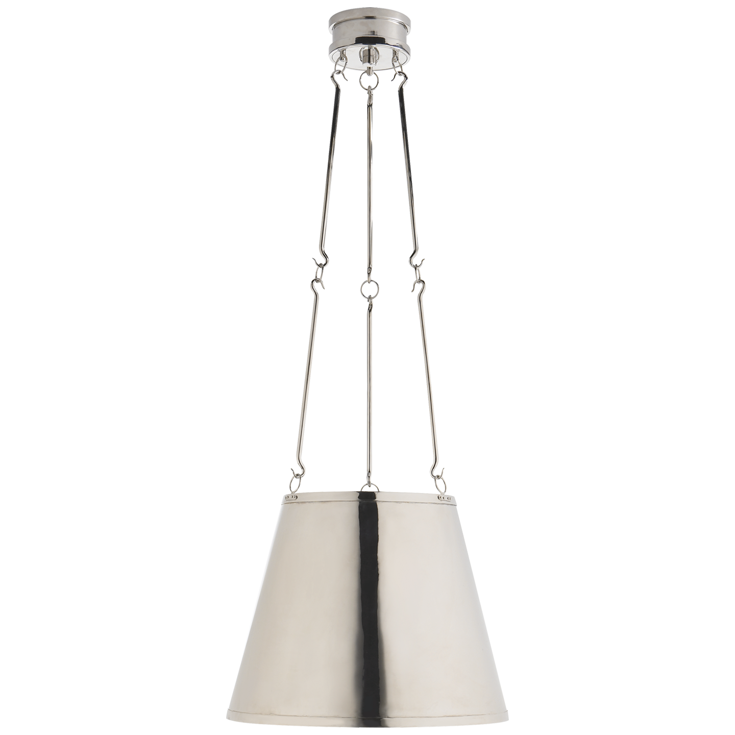 Lily Hanging Shade in Polished Nickel Open Box