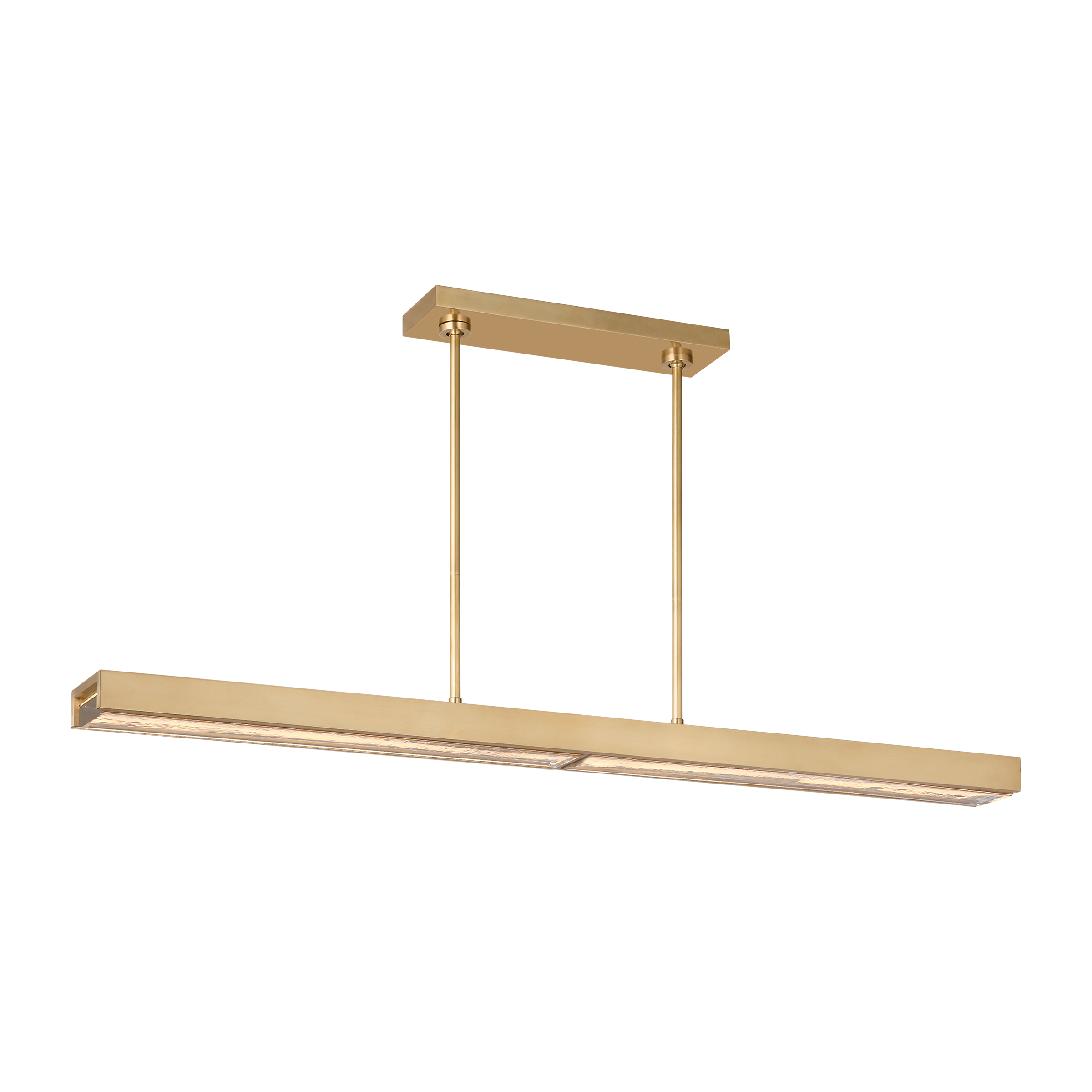 Maybeck 48 Linear Chandelier Hand Rubbed Antique Brass 2700K-1800K 90 CRI