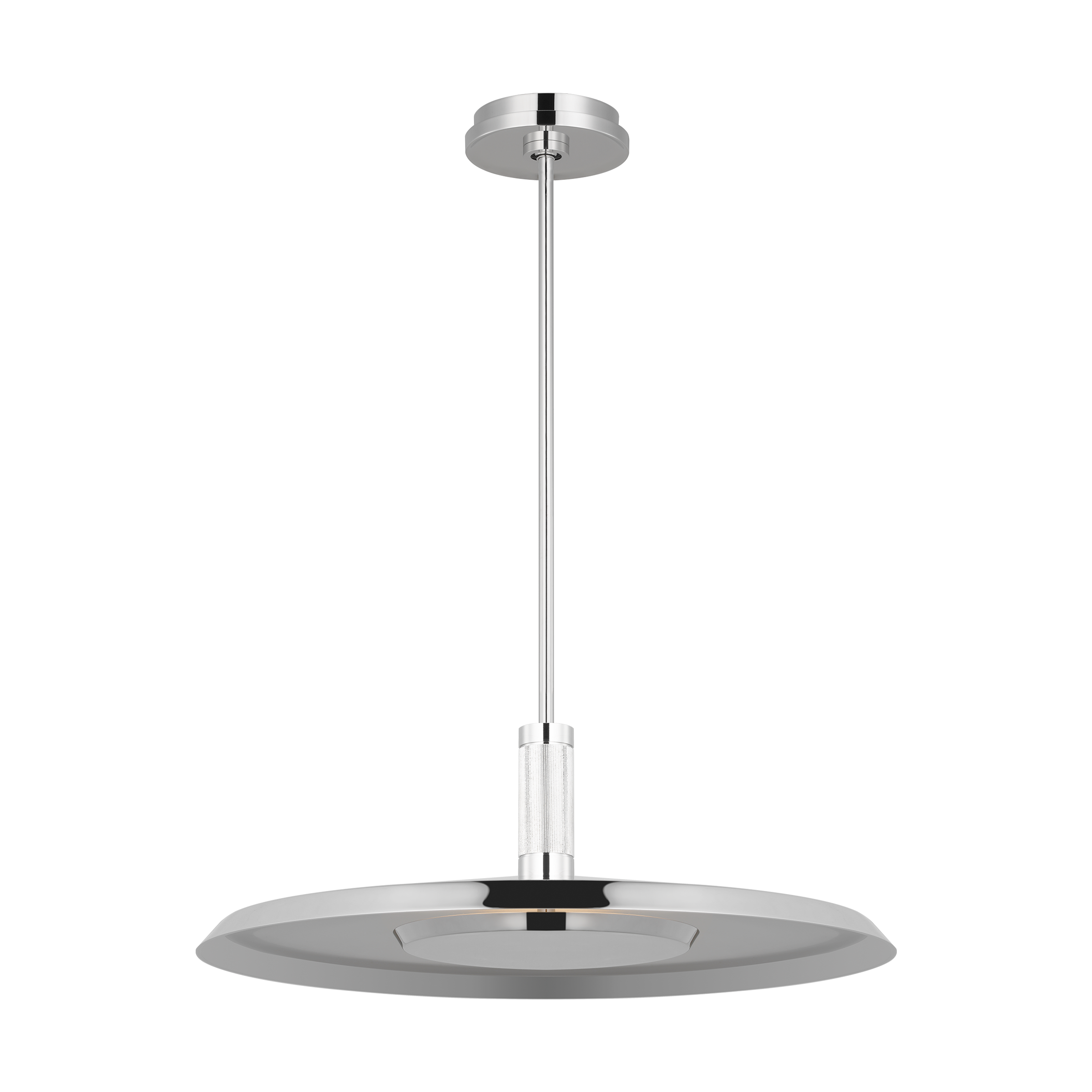 Saucer Large Pendant polished nickel 2700K 90 CRI