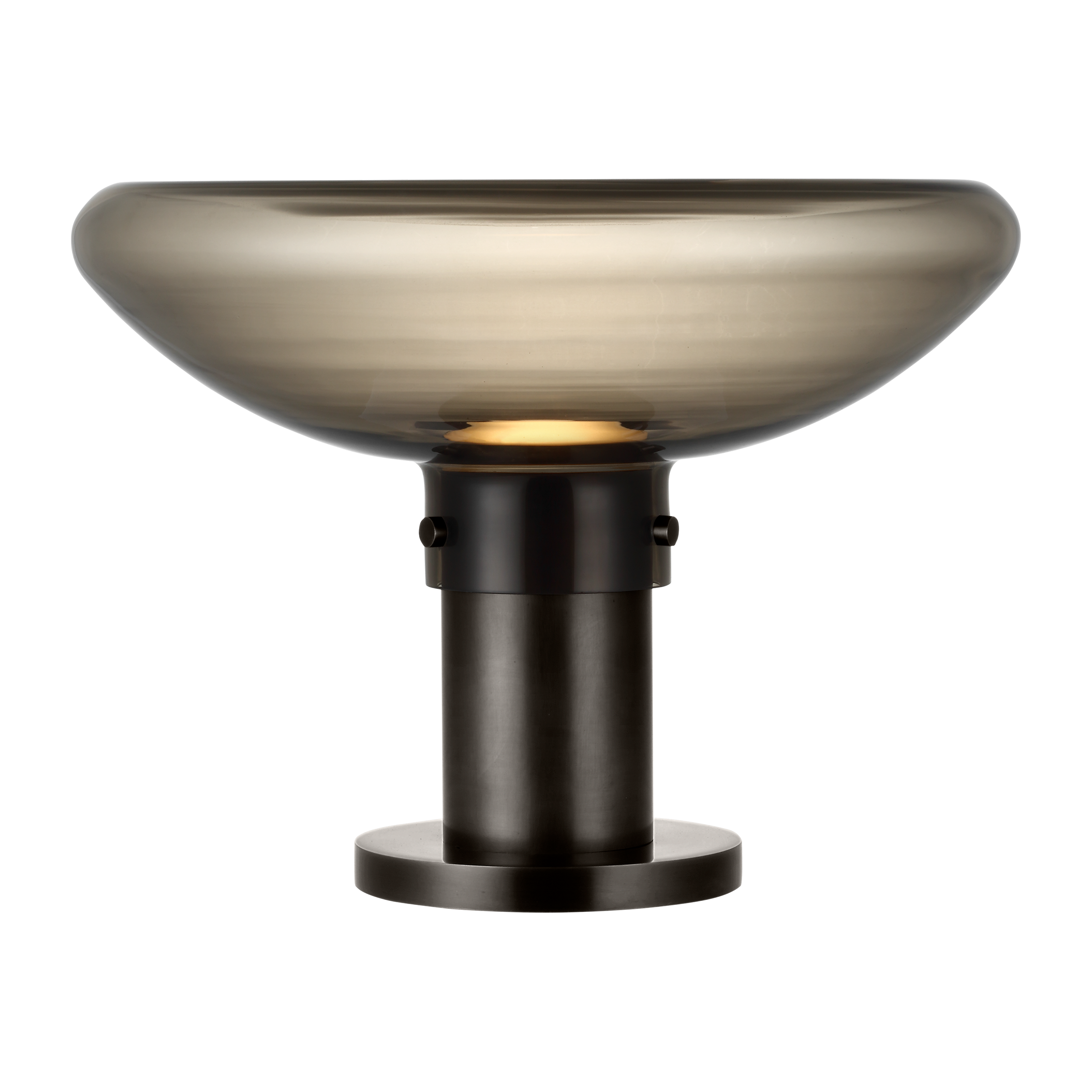 Morgan 16 Table Lamp burnished Bronze with smoke glass 2700K-1800K 90 CRI