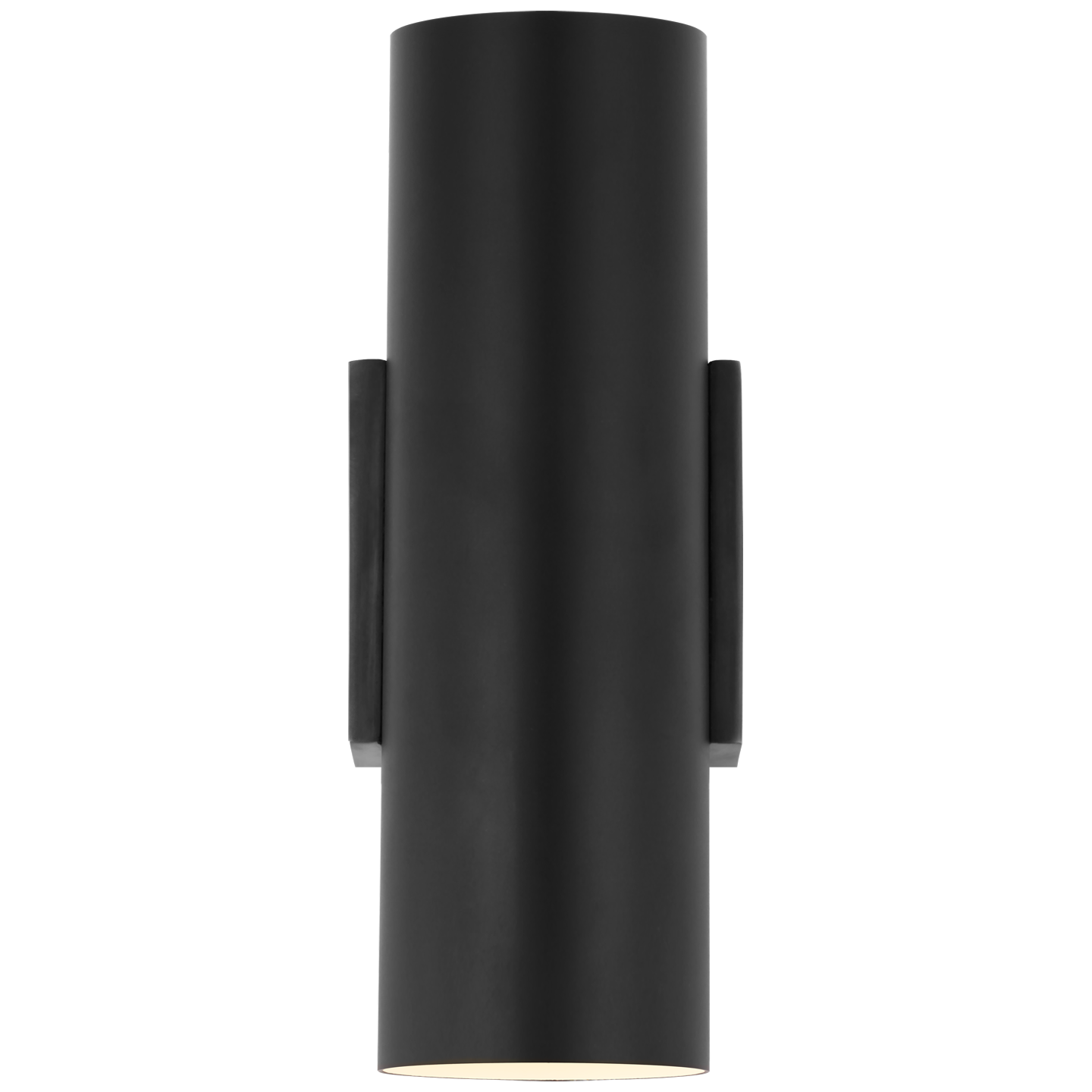 Nella Small Cylinder Sconce in Matte Black Open Box