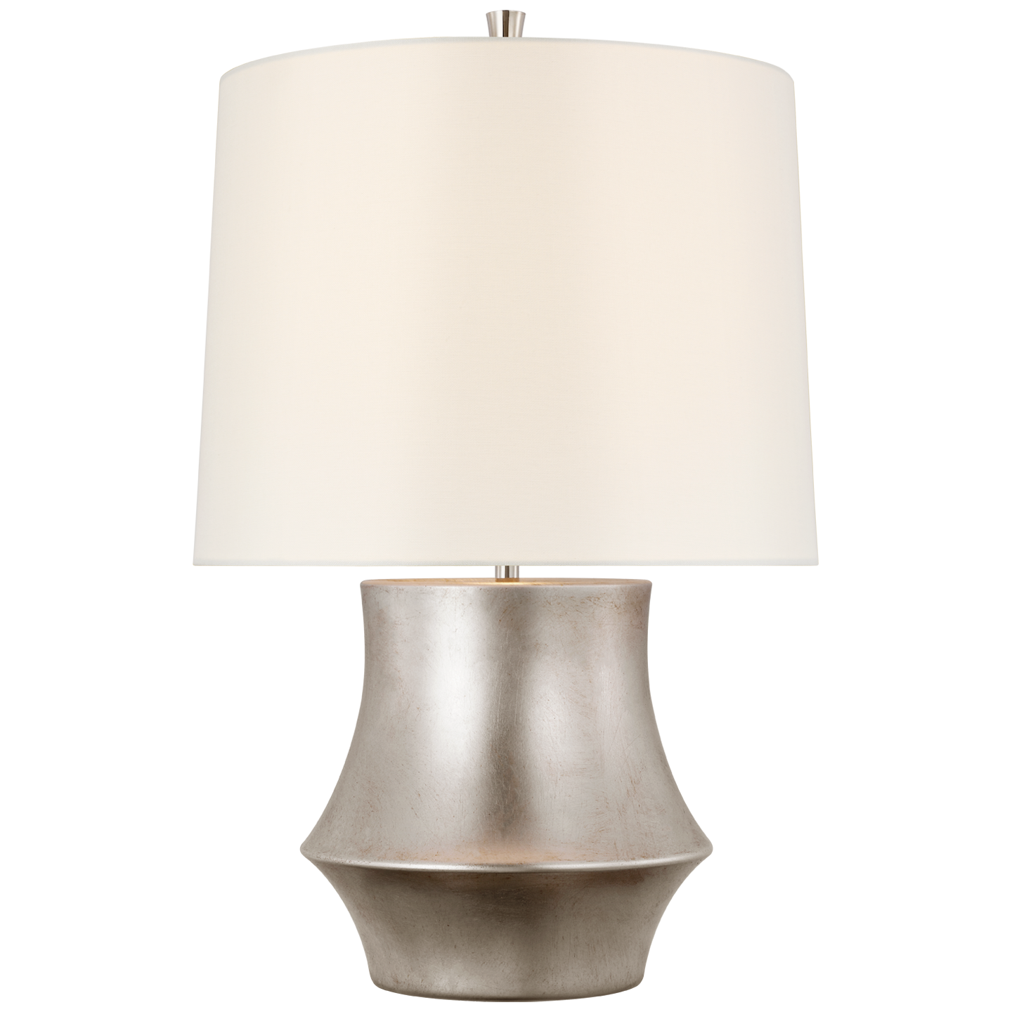 The Lakmos by AERIN is an elegant play on modernist sculpture. The series features a sconce, pendant, table and floor lamps with curved designs that are both whimsical and sophisticated. Ideal illumination for almost any room in the home.