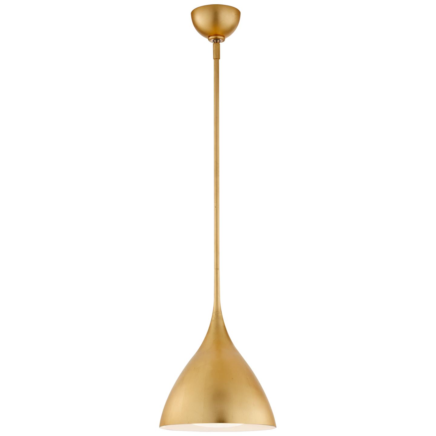 Agnes 10" Pendant in Gild with Soft White Glass Open Box