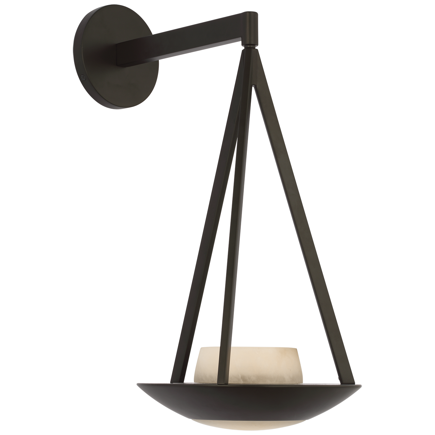 Divina 19" Floating Bowl Sconce