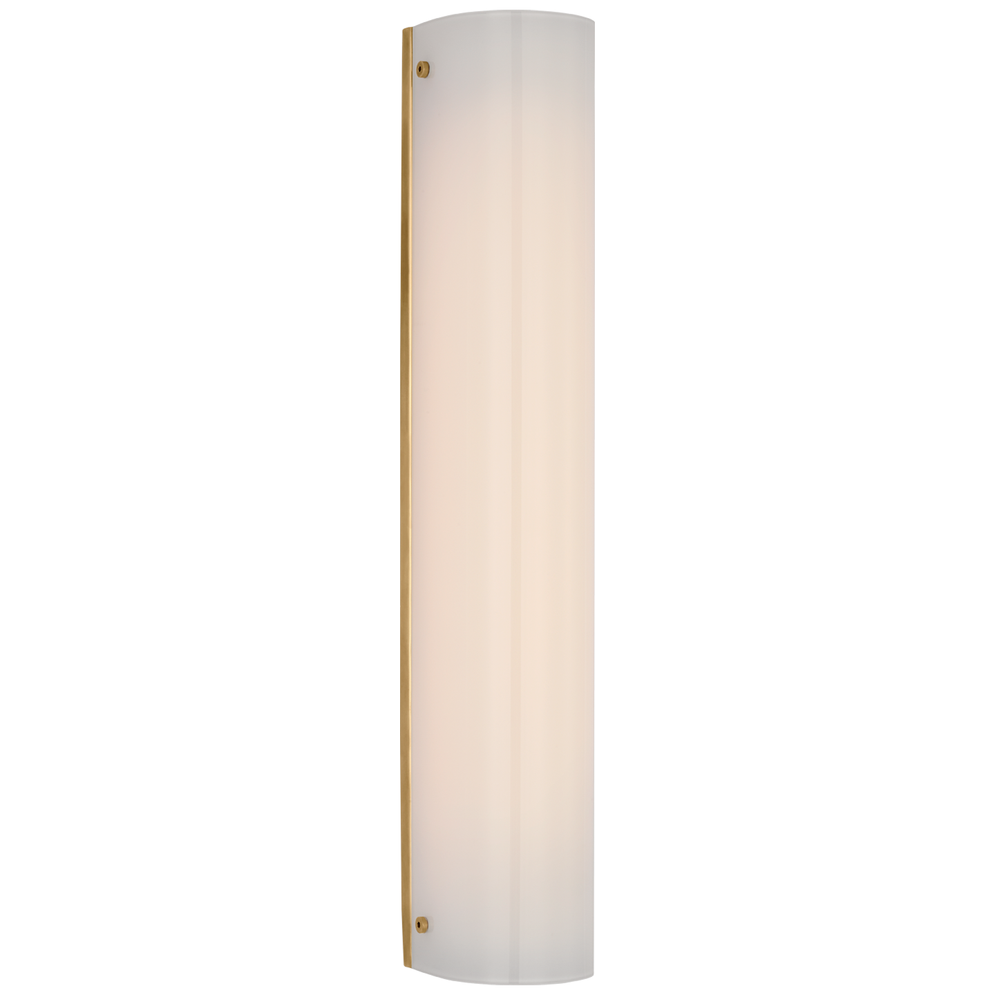 Penhold 18" Bath Light in Soft Brass with White Glass