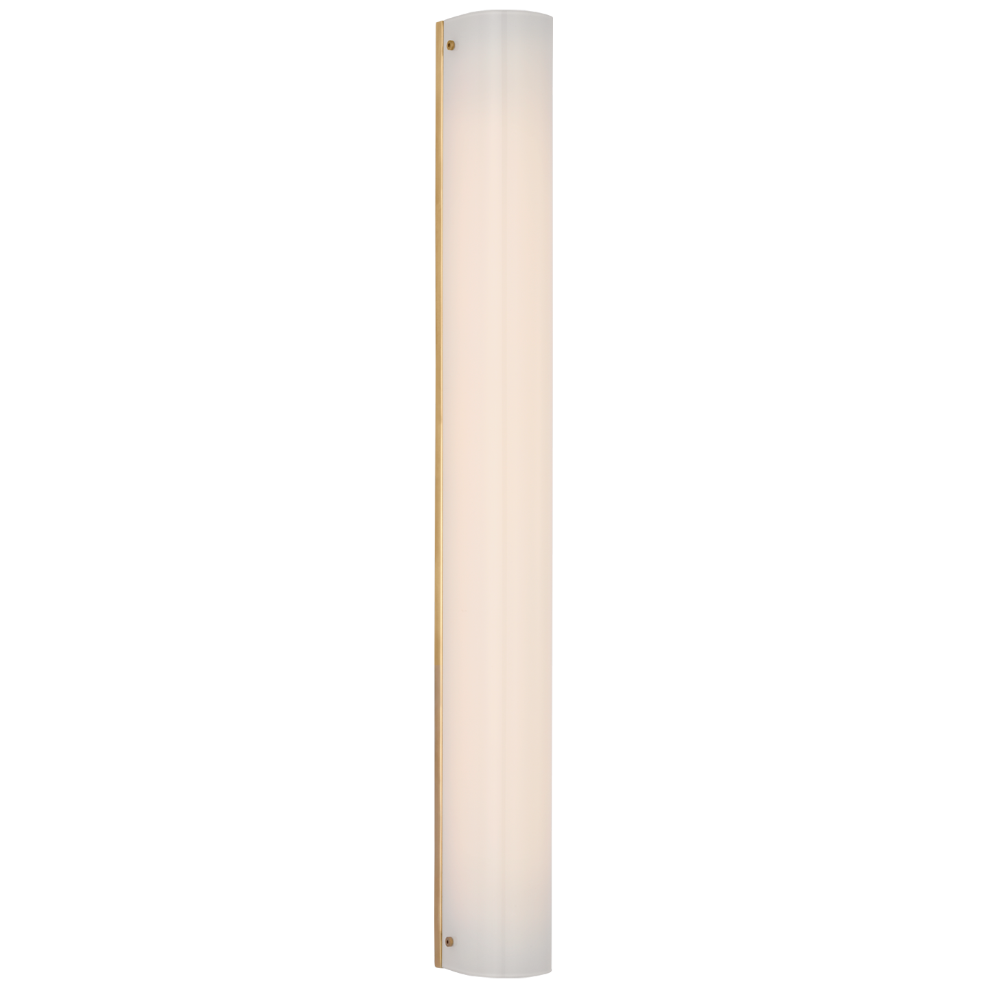 Penhold 30" Bath Light in Soft Brass with White Glass