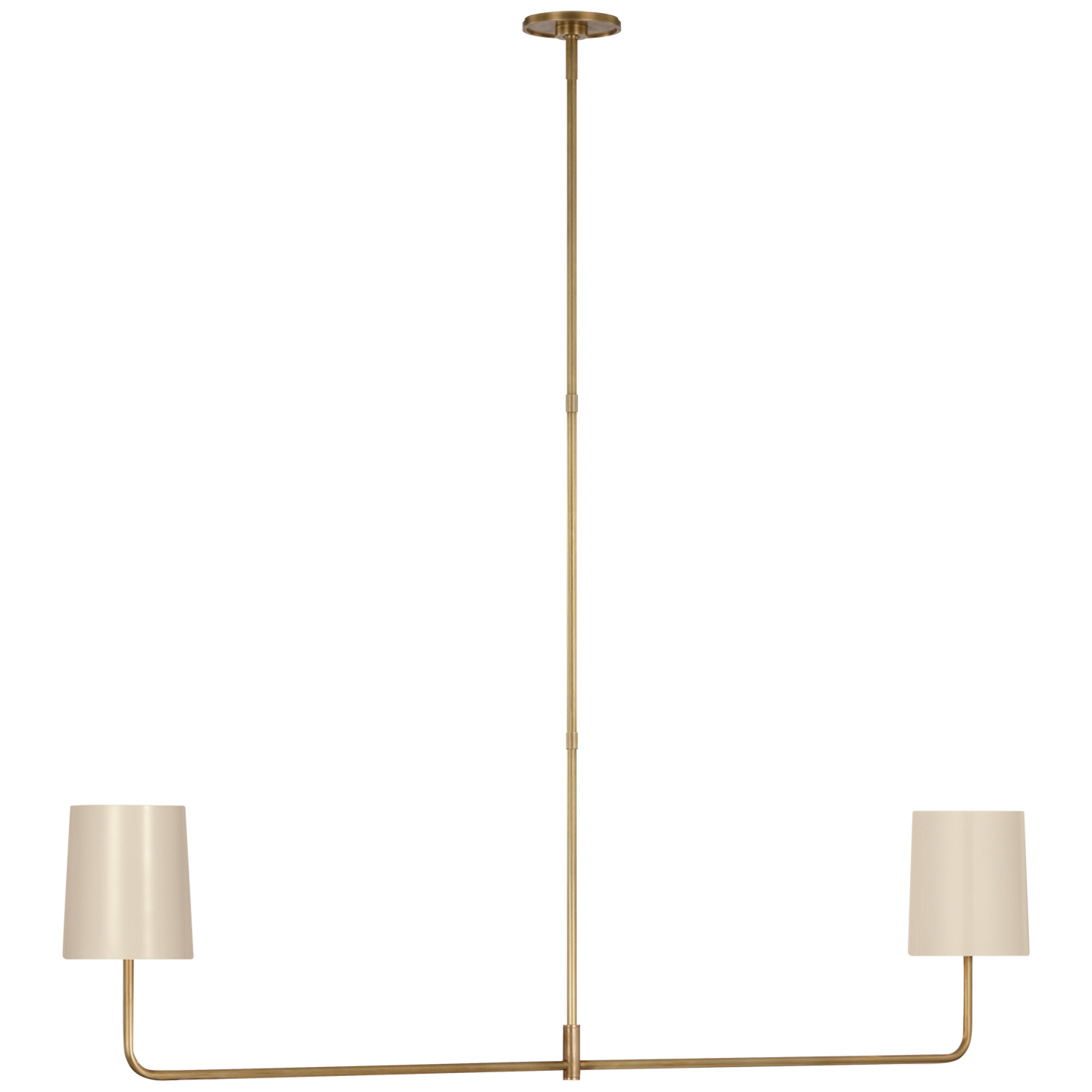 Go Lightly 54" Two Light Linear Chandelier - BBL5085 | Visual Comfort