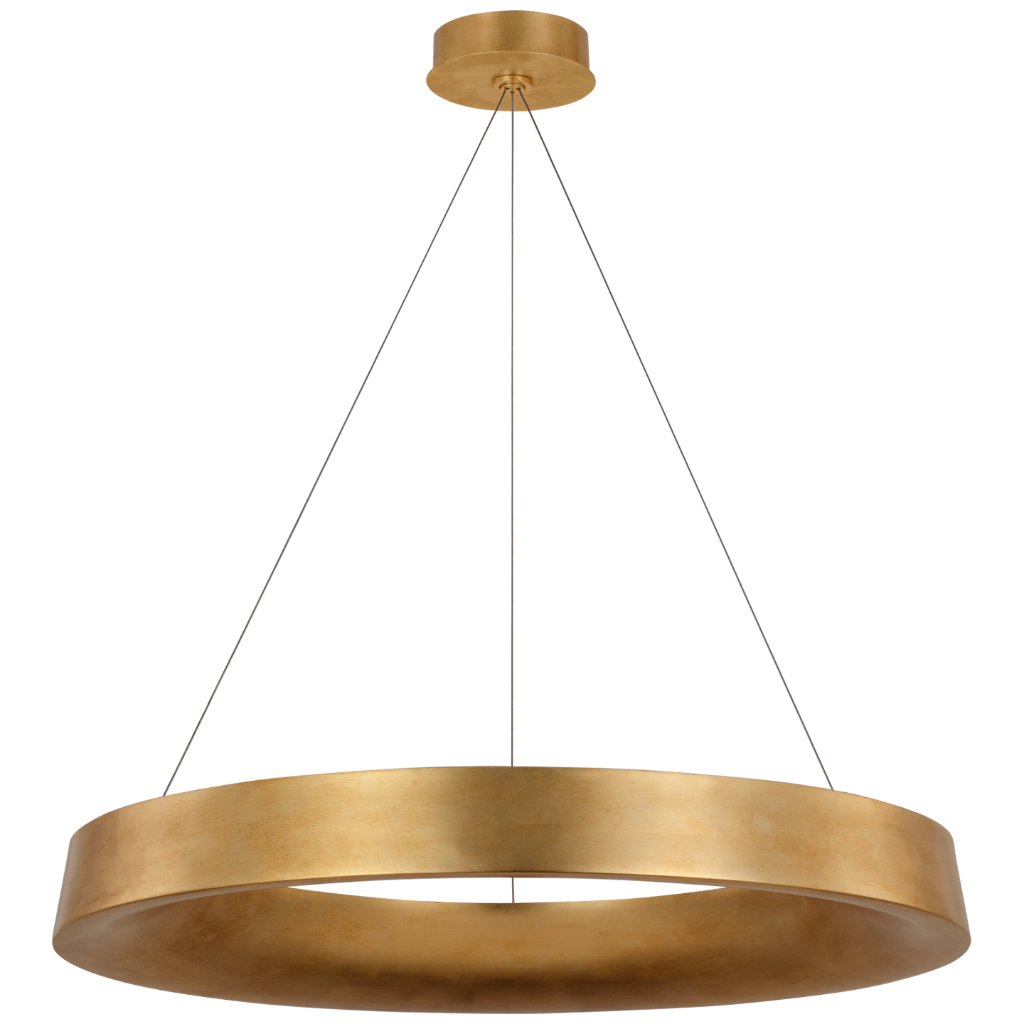 Neptune 36" Uplight Ring Chandelier in Gild