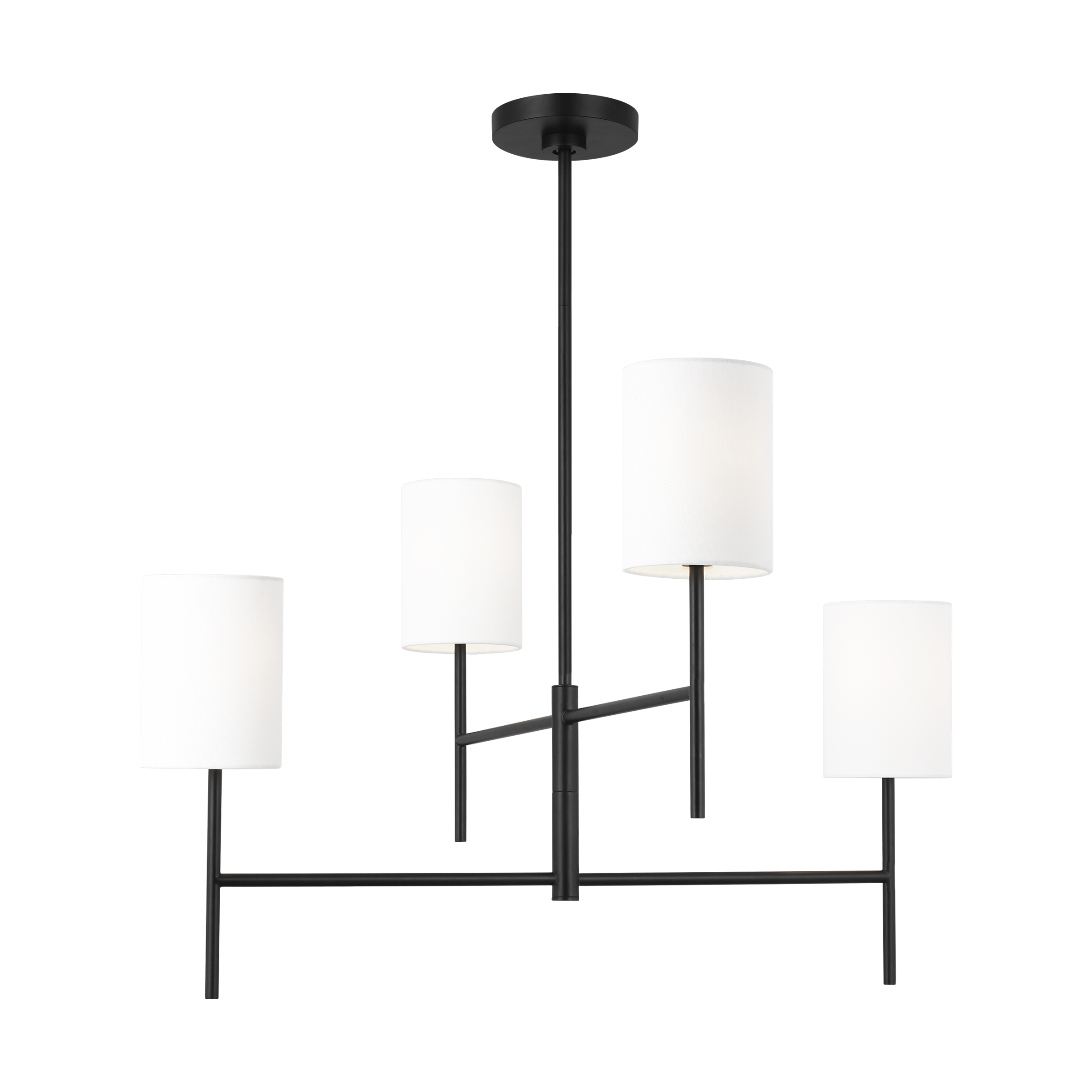 Key Medium Chandelier Midnight Black