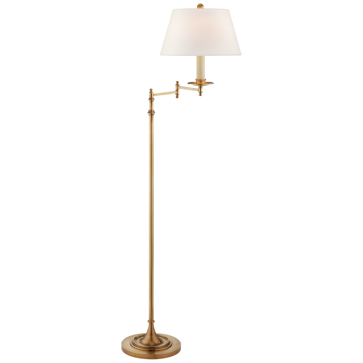 Dorchester Swing Arm Floor Lamp - CHA9121 | Visual Comfort