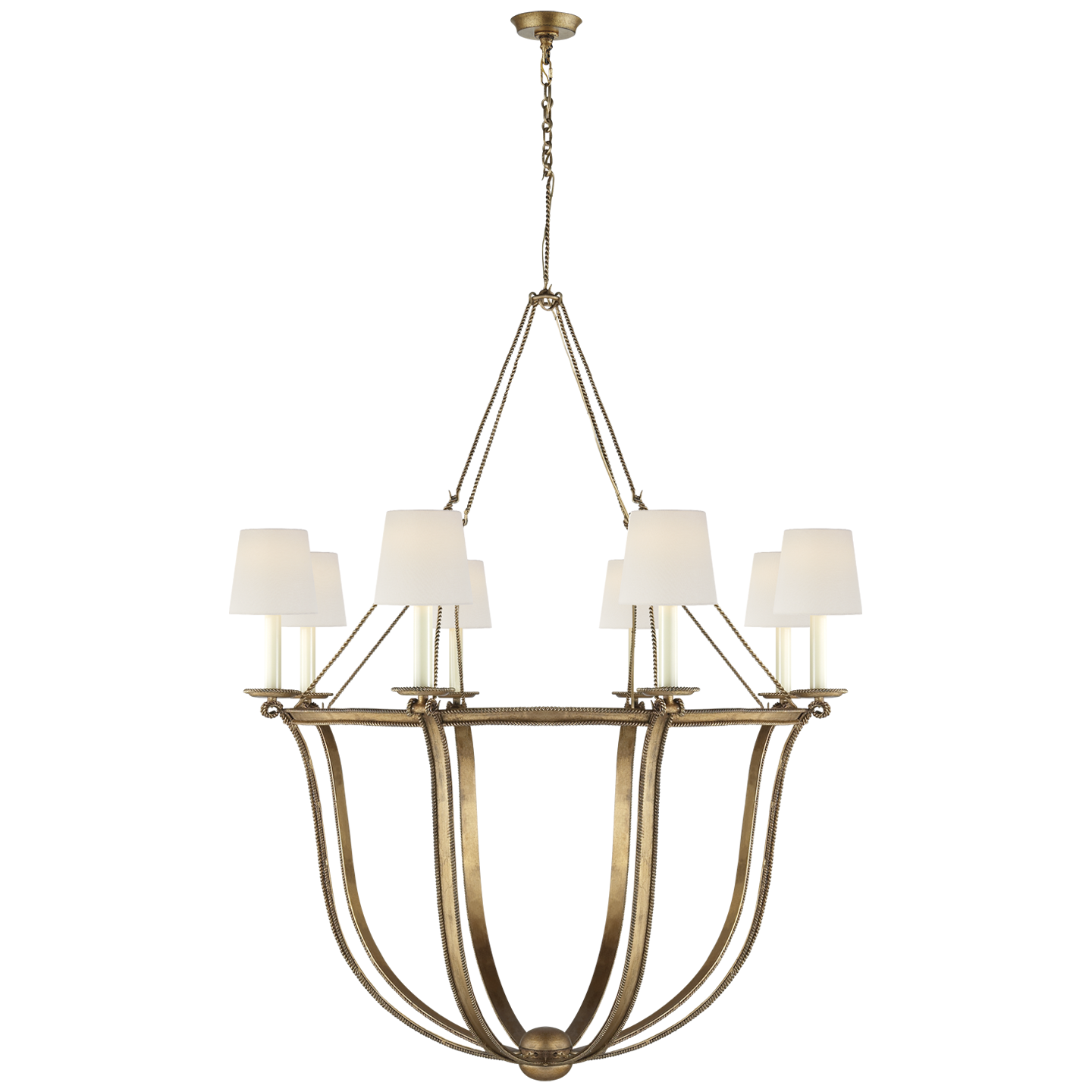 クララ Origin 21 CYPRUS 6-Light Matte Black Traditional Chandelier