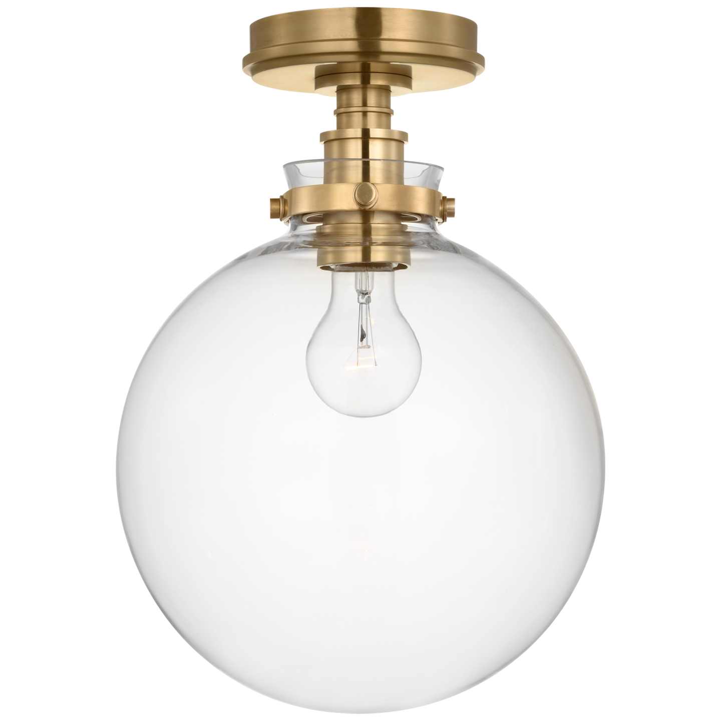 Parkington 10" Globe Flush Mount (Open Box)