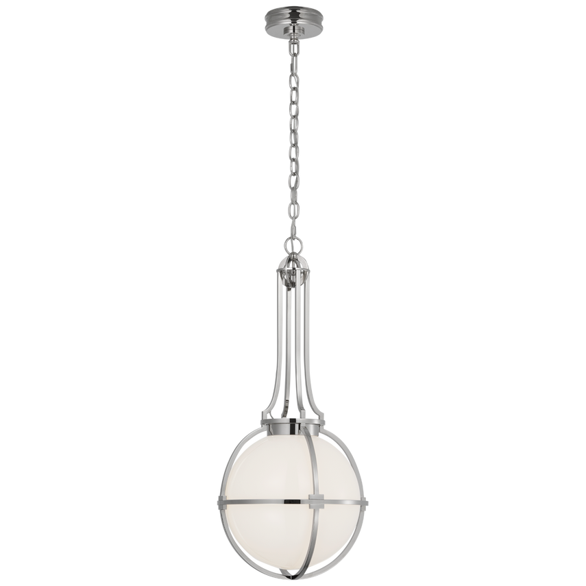 Gracie Medium Captured Globe Pendant CHC5483 Visual Comfort
