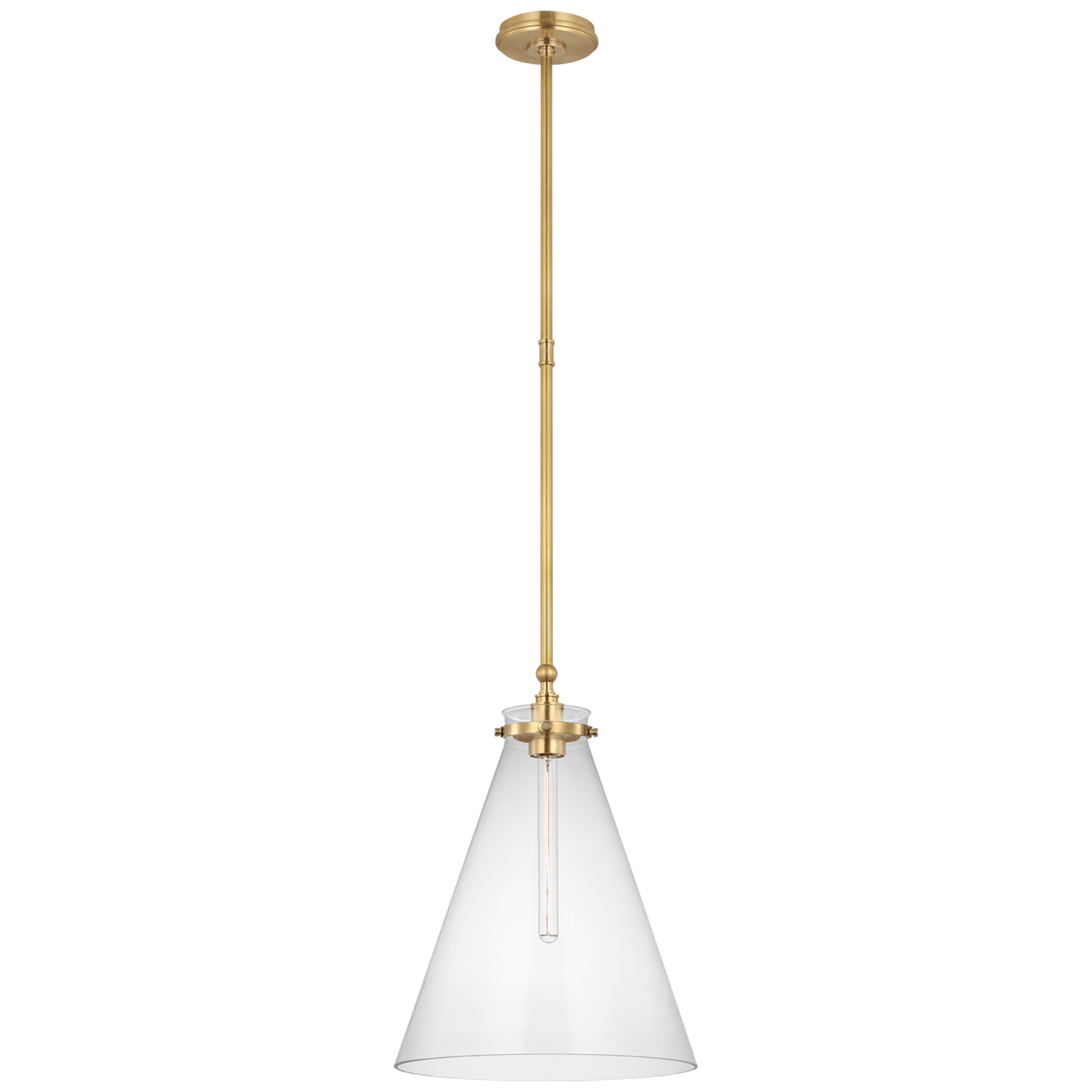 Parkington 15" Conical Pendant - CHC5532 | Visual Comfort