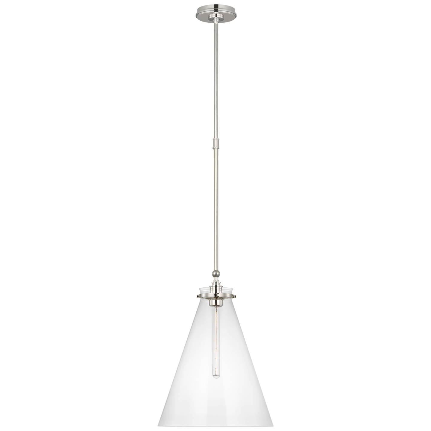 Parkington 15" Conical Pendant - CHC5532 | Visual Comfort