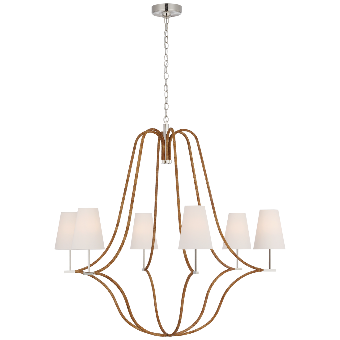 Rattan Chandeliers | Visual Comfort