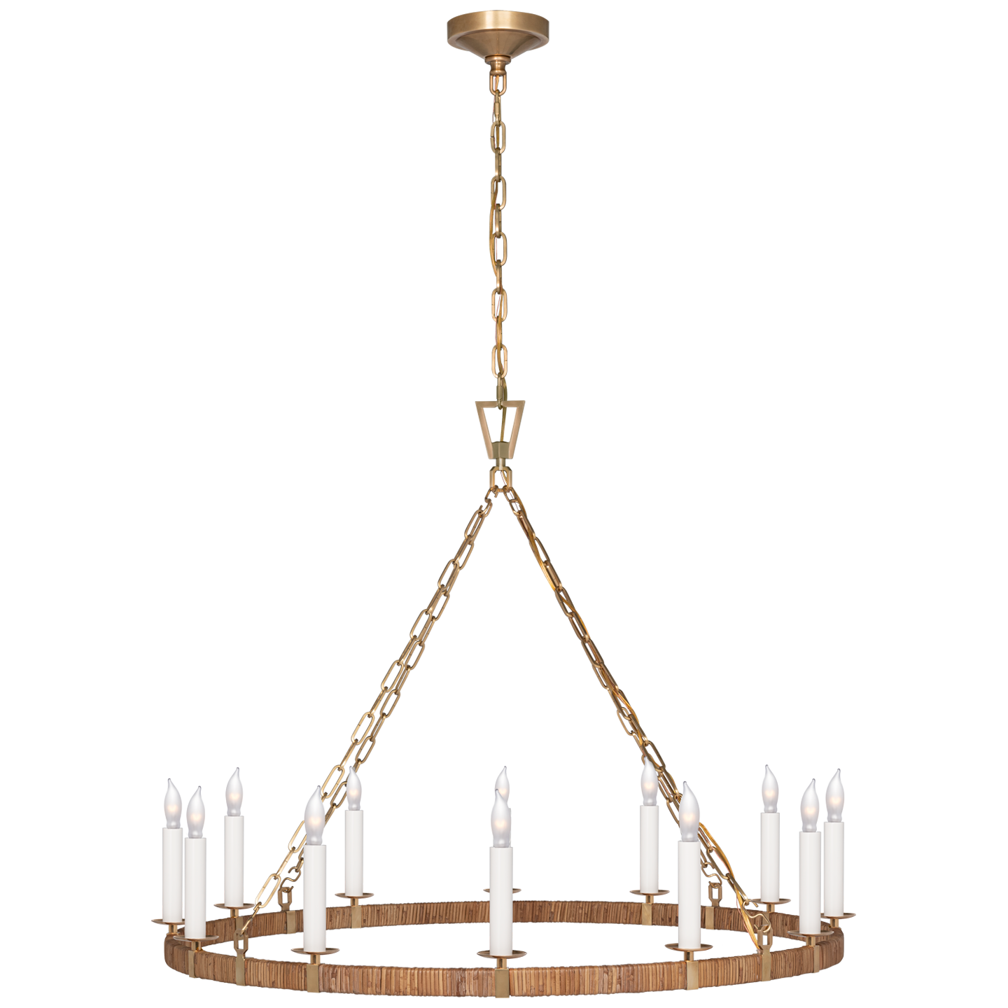Darlana Large Wrapped Ring Chandelier