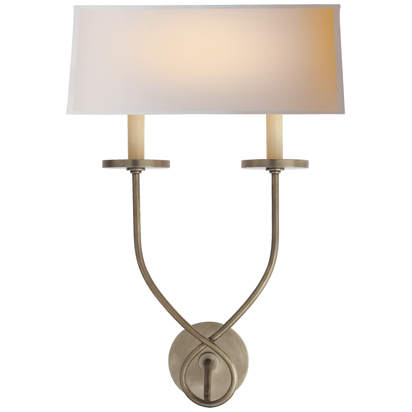 Symmetric Twist Double Sconce (Open Box)