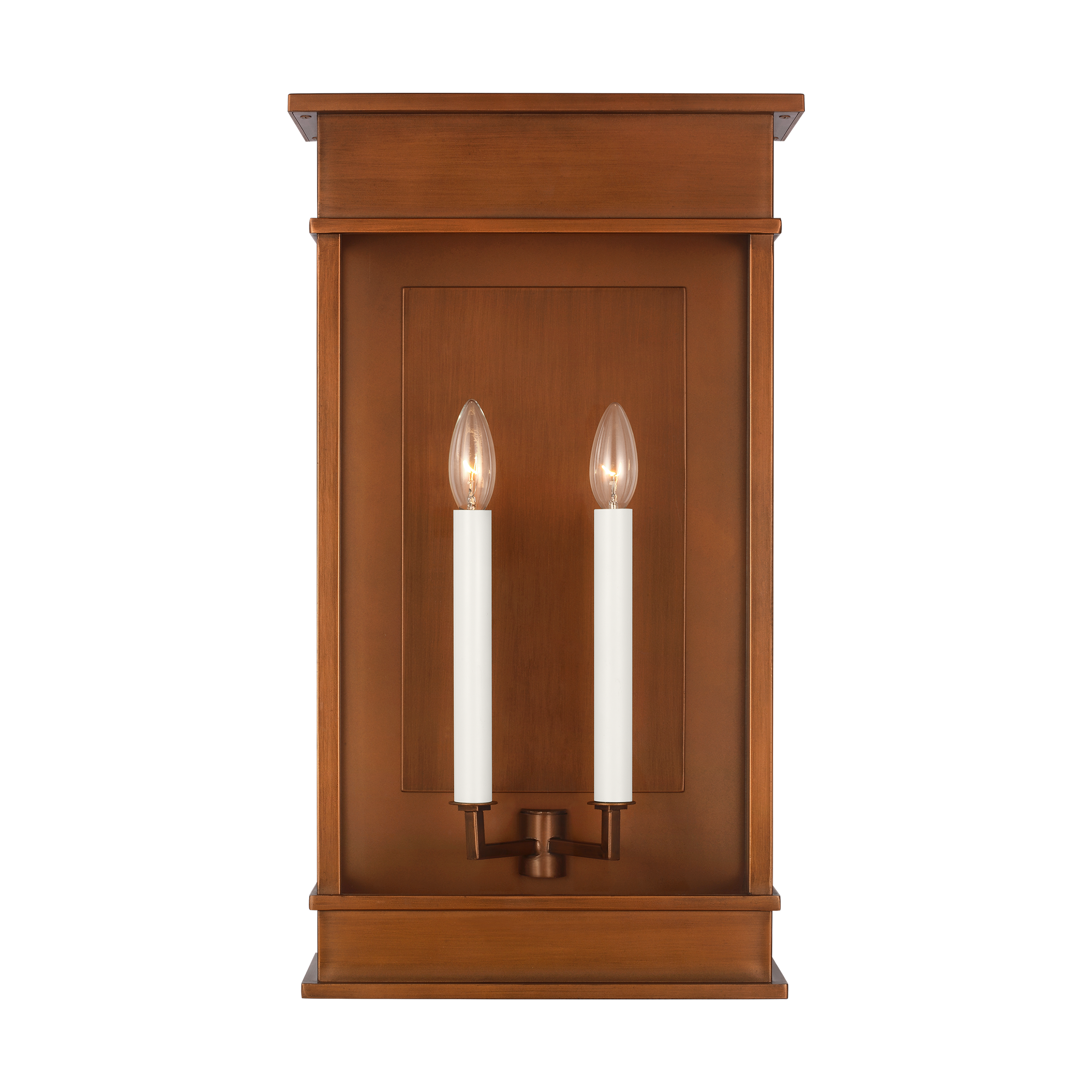 Cupertino Extra Large Wall Lantern Natural Copper