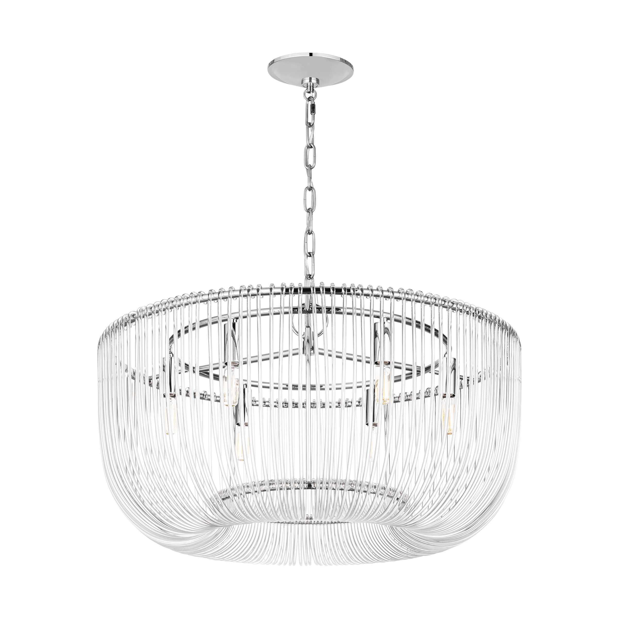 Pierce Medium Pendant Polished Nickel