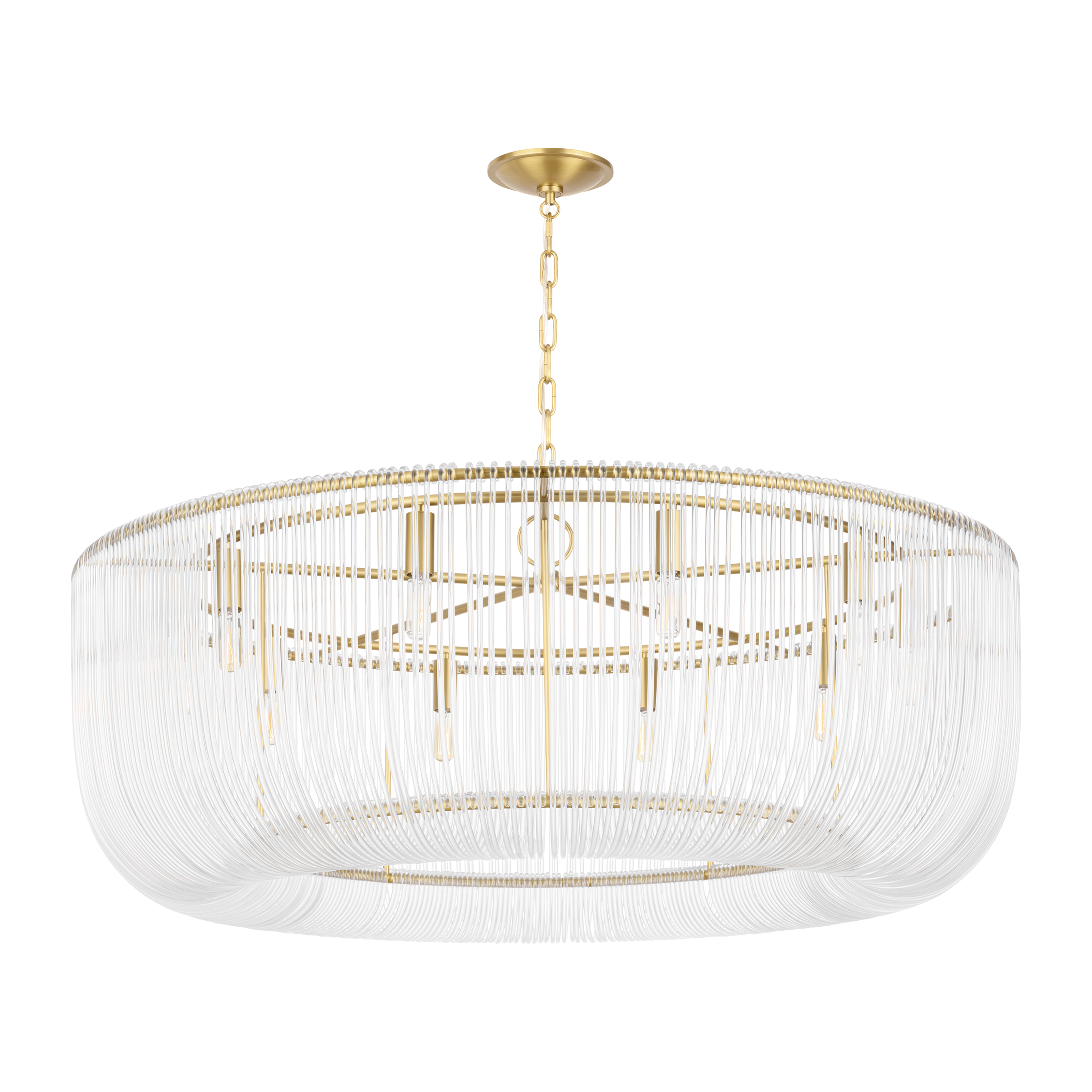 Pierce Extra Large Pendant Burnished Brass