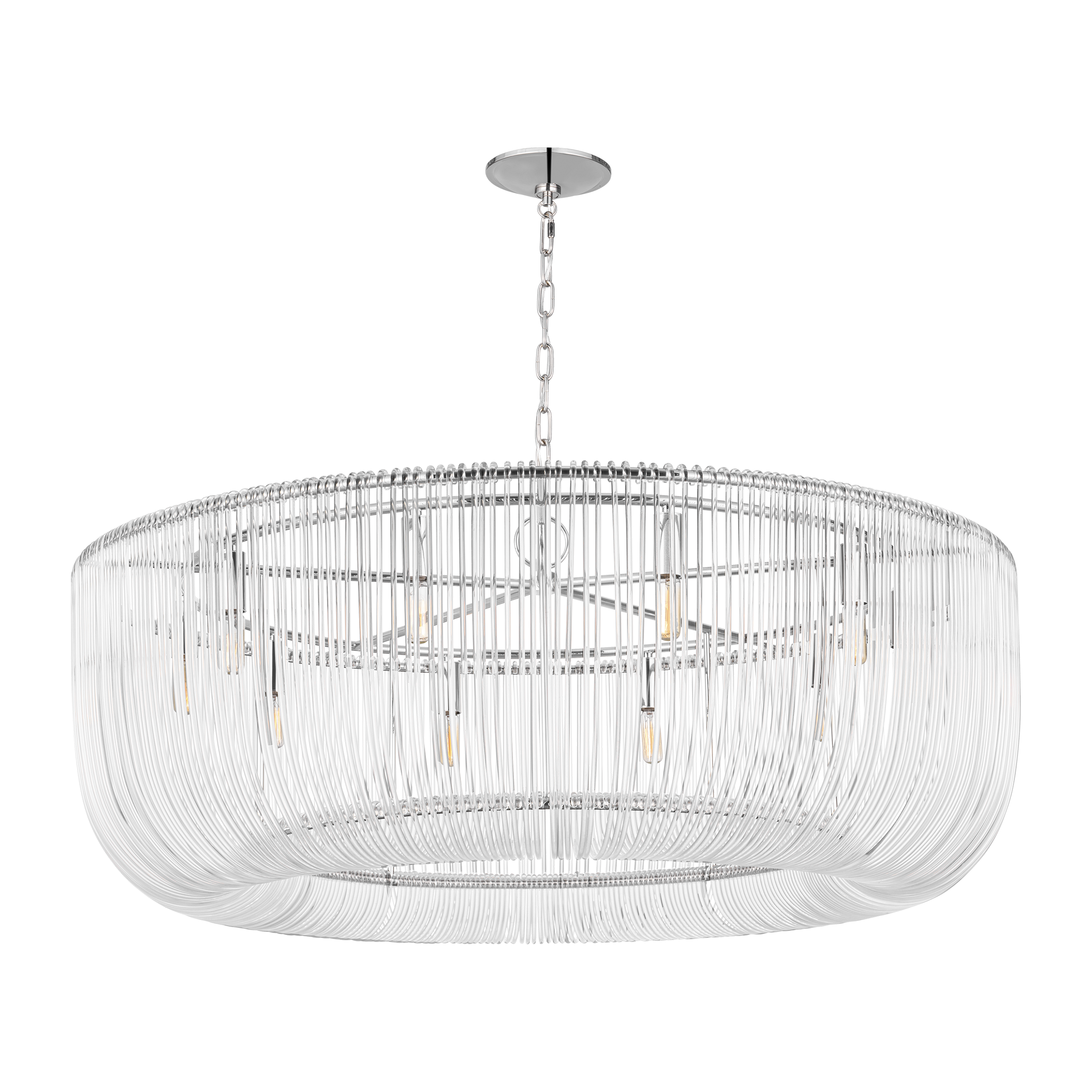 Pierce Extra Large Pendant Polished Nickel
