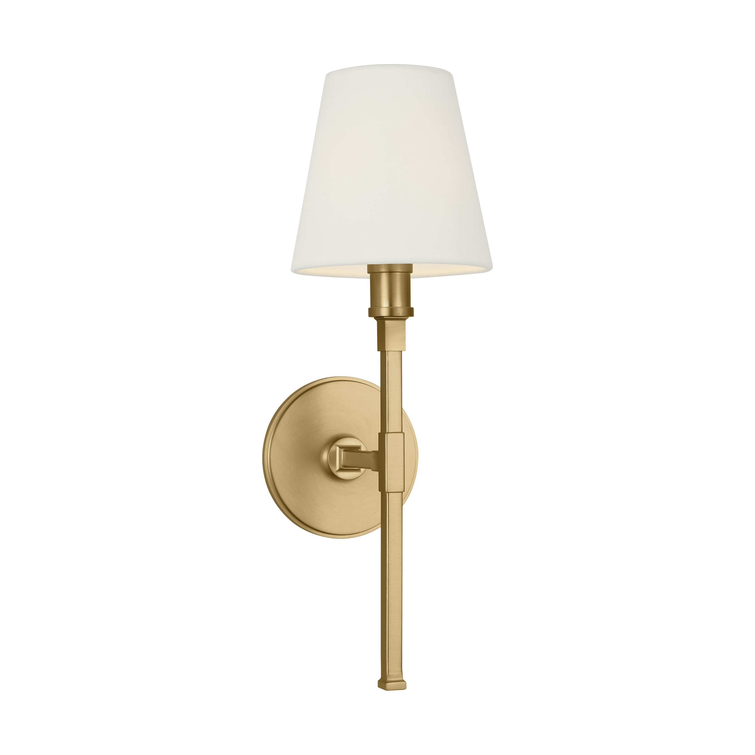 Perth Single Medium Sconce Burnished Brass