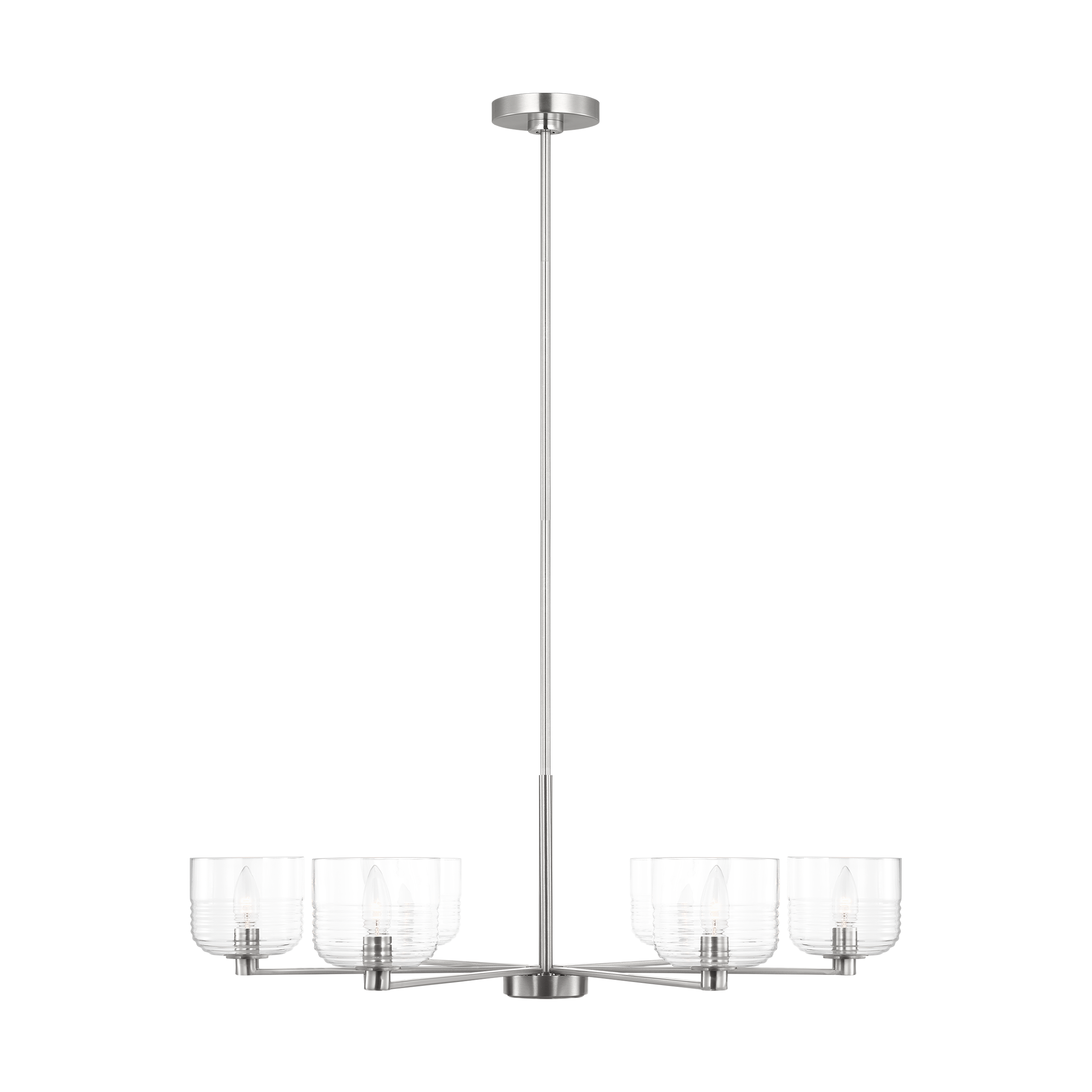 Lochdale Large Chandelier Brushed Nickel