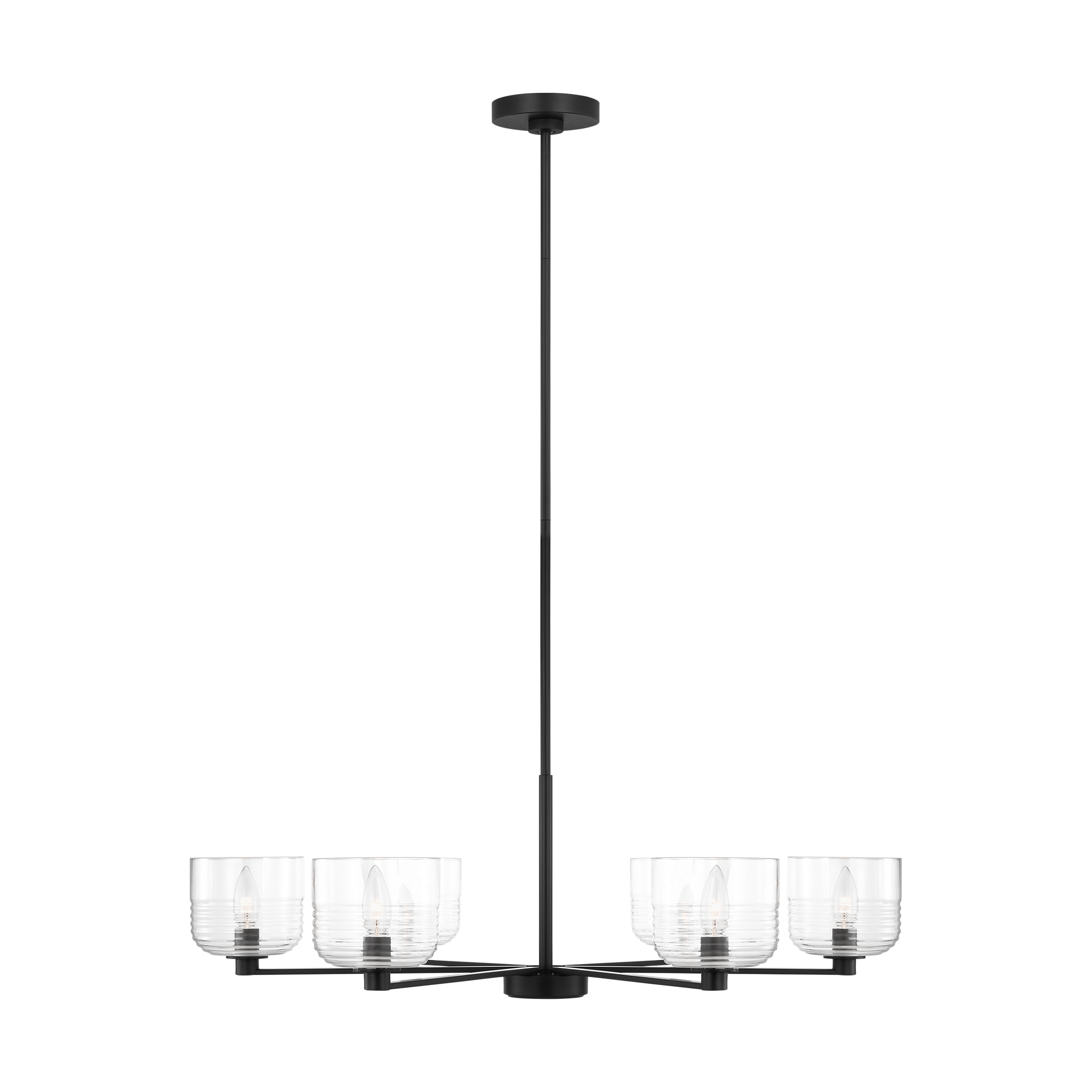 Lochdale Large Chandelier Midnight Black