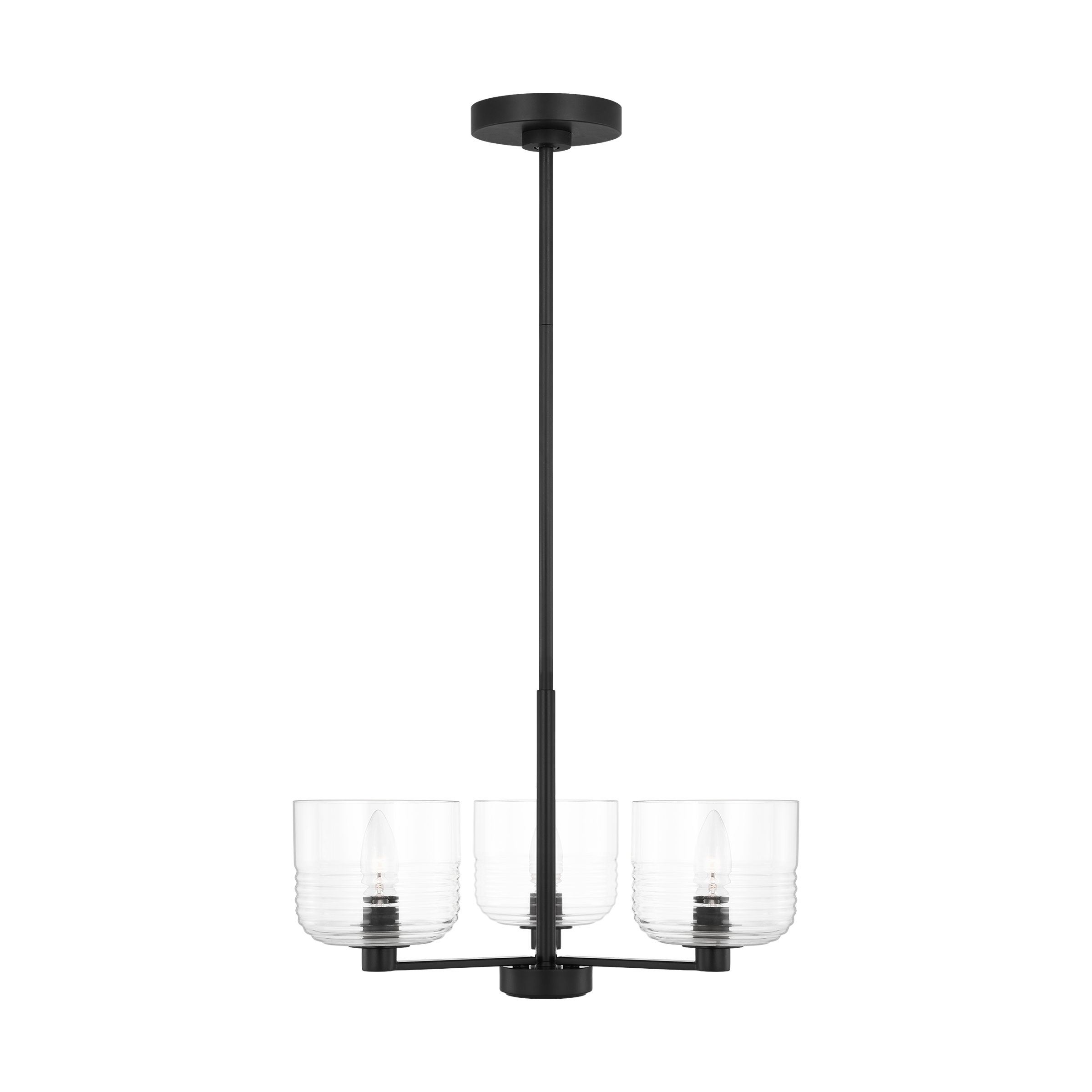 Lochdale Small Chandelier Midnight Black