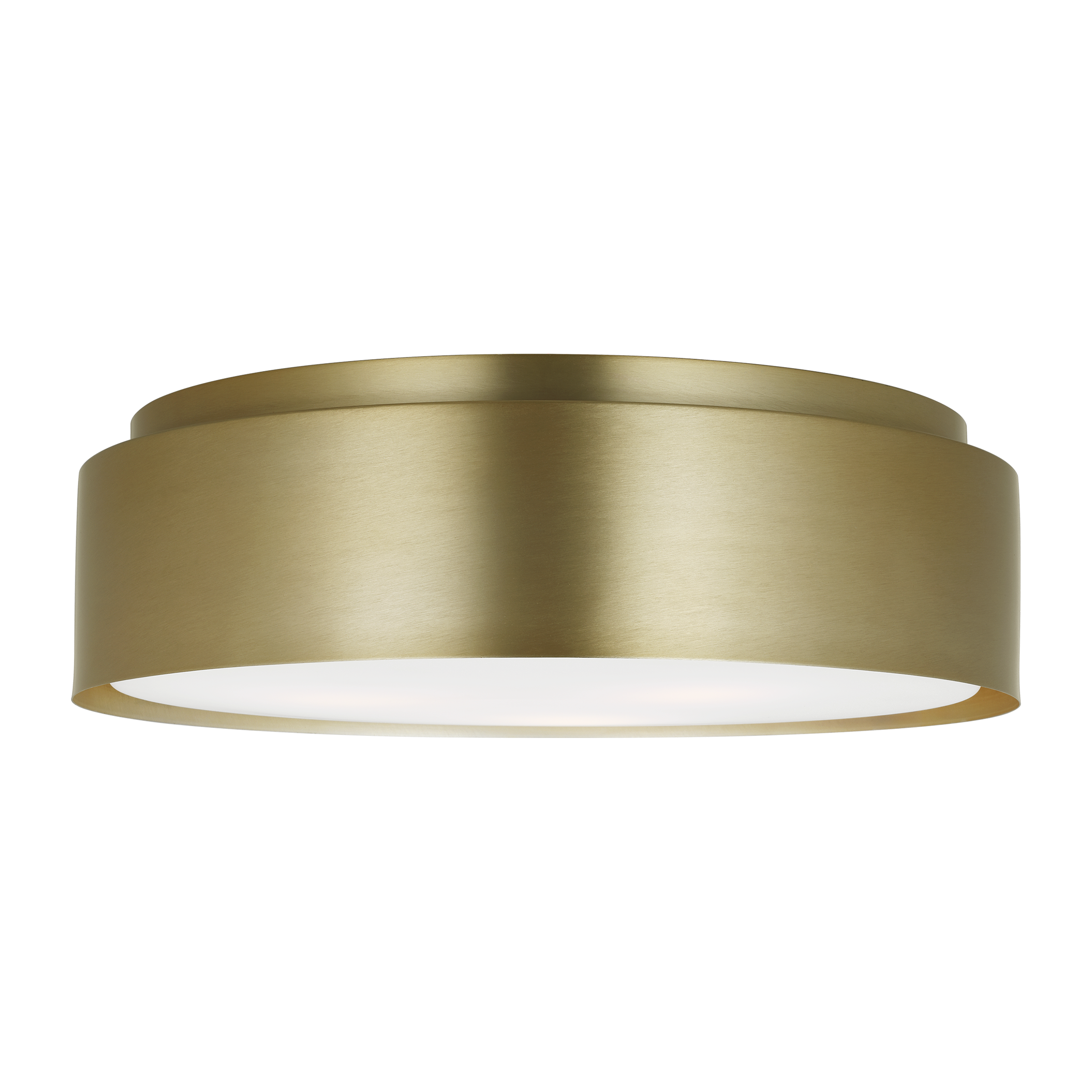 Dartmore Large Flush Mount Satin Brass