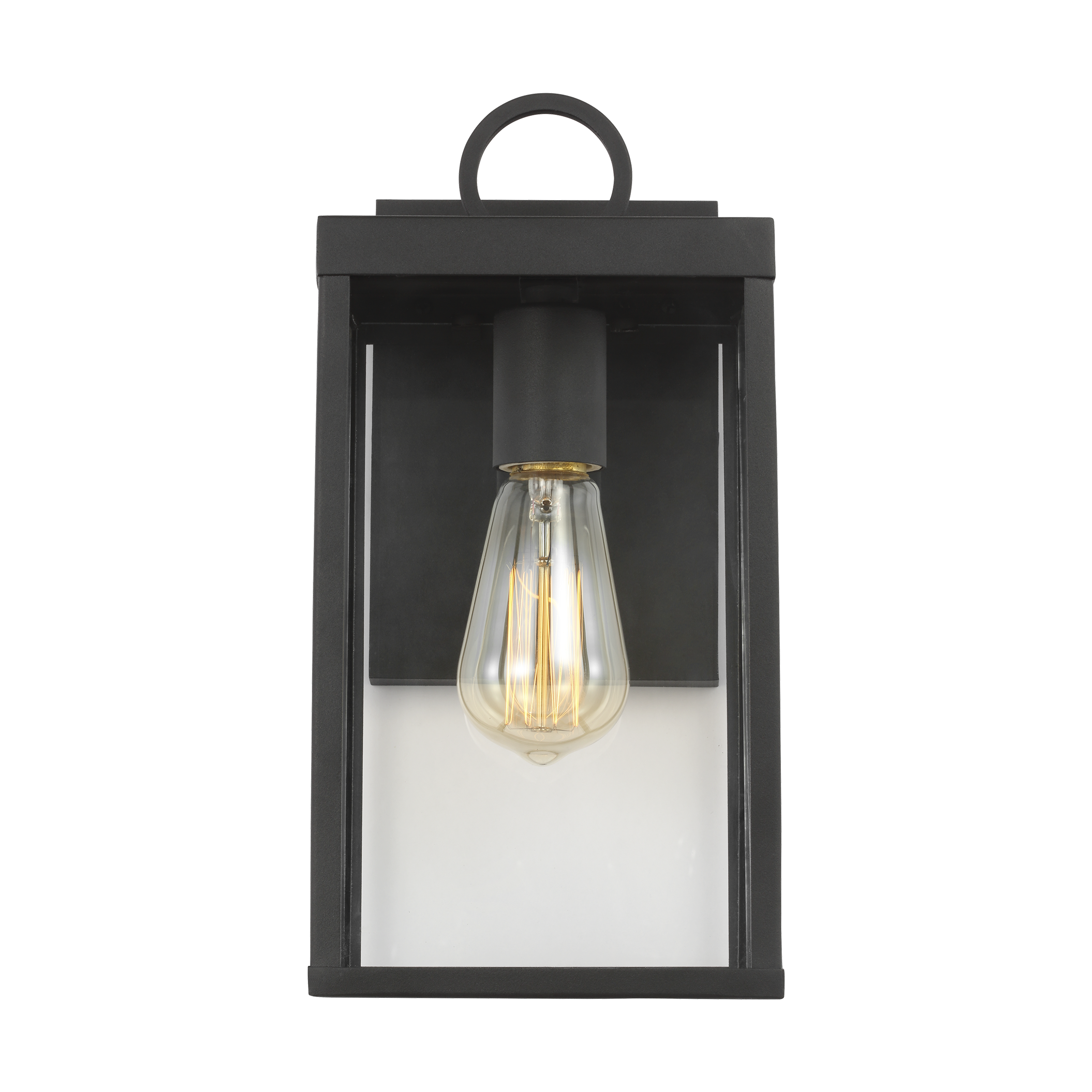 Howell Small Wall Lantern Textured Black