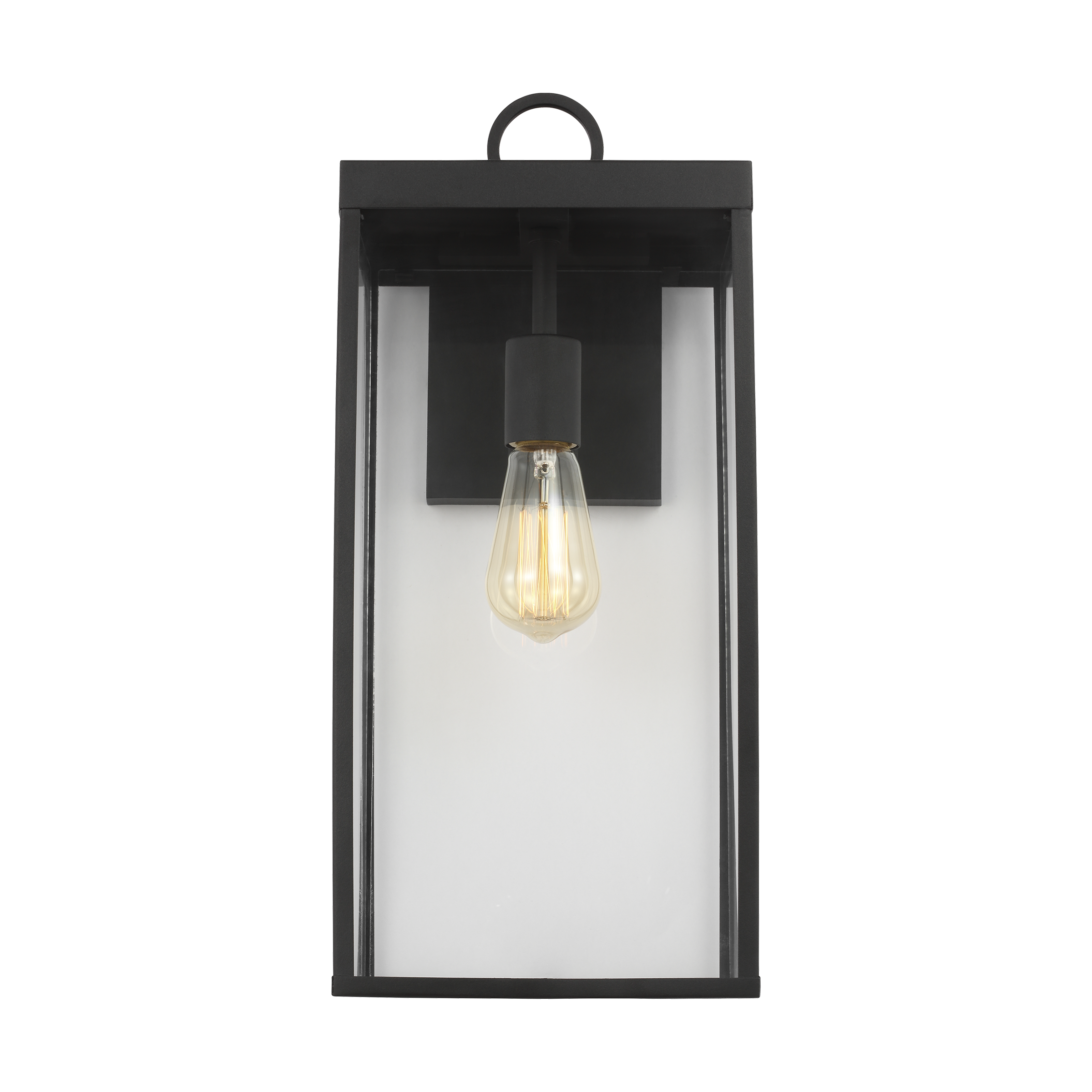 Howell Large Wall Lantern Textured Black