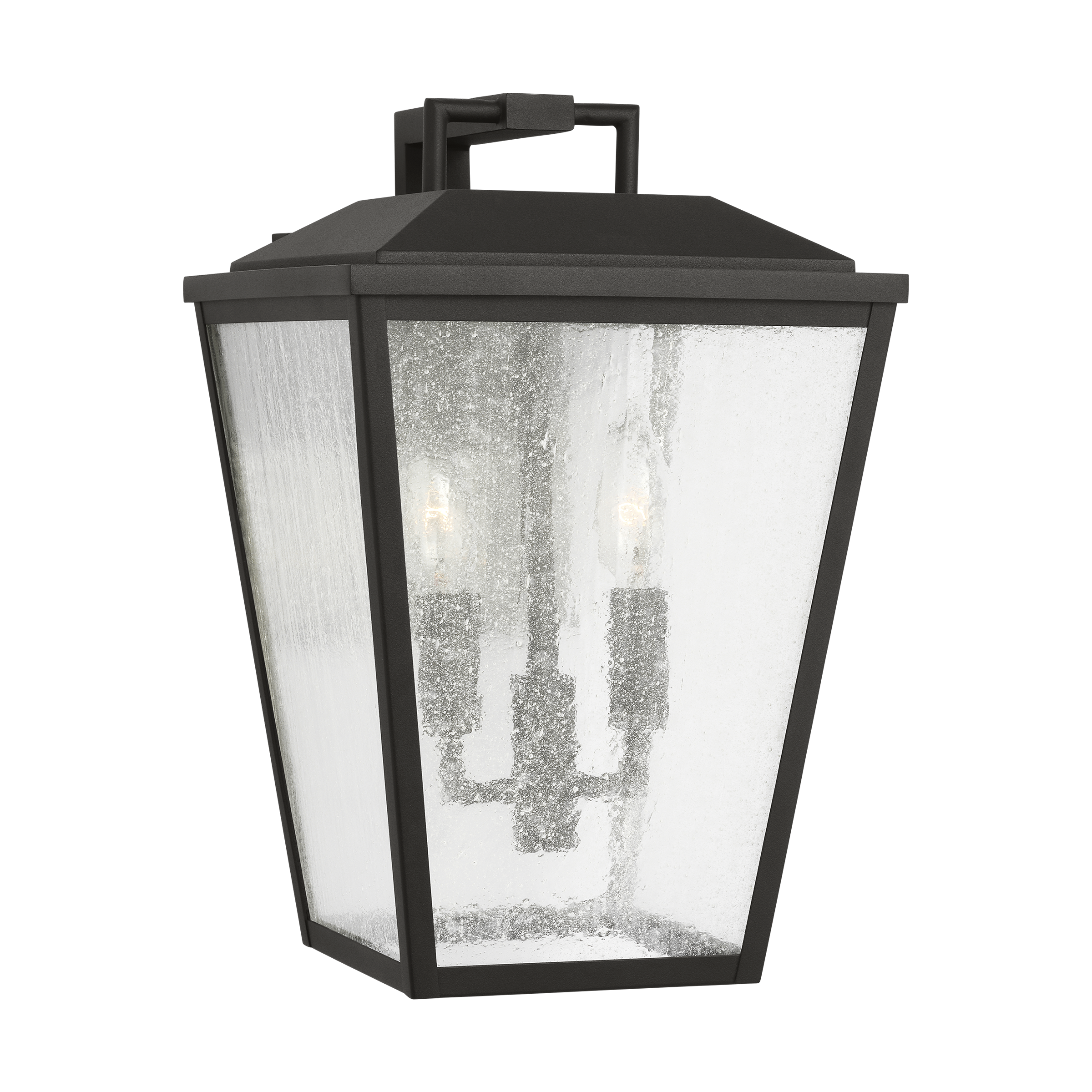 Kennewick Medium Wall Lantern Textured Black