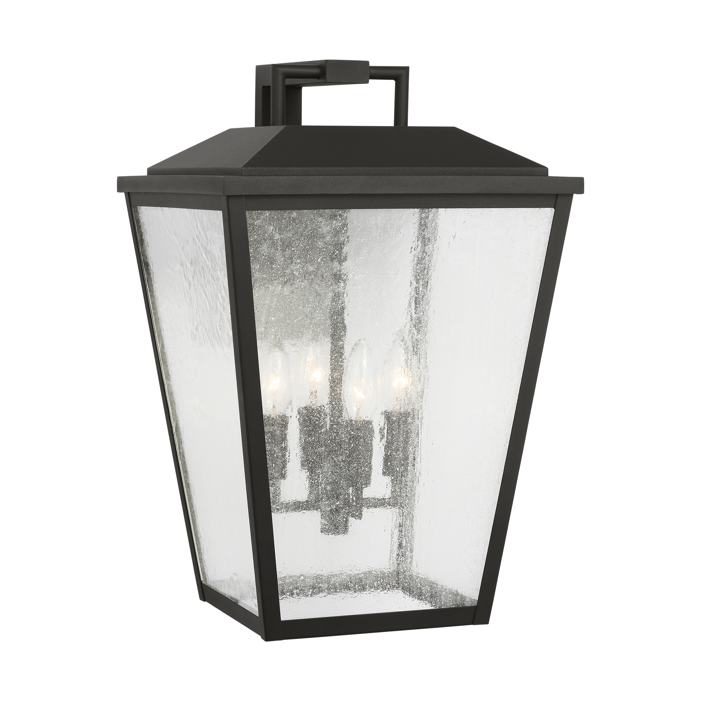 Kennewick Extra Large Wall Lantern Textured Black