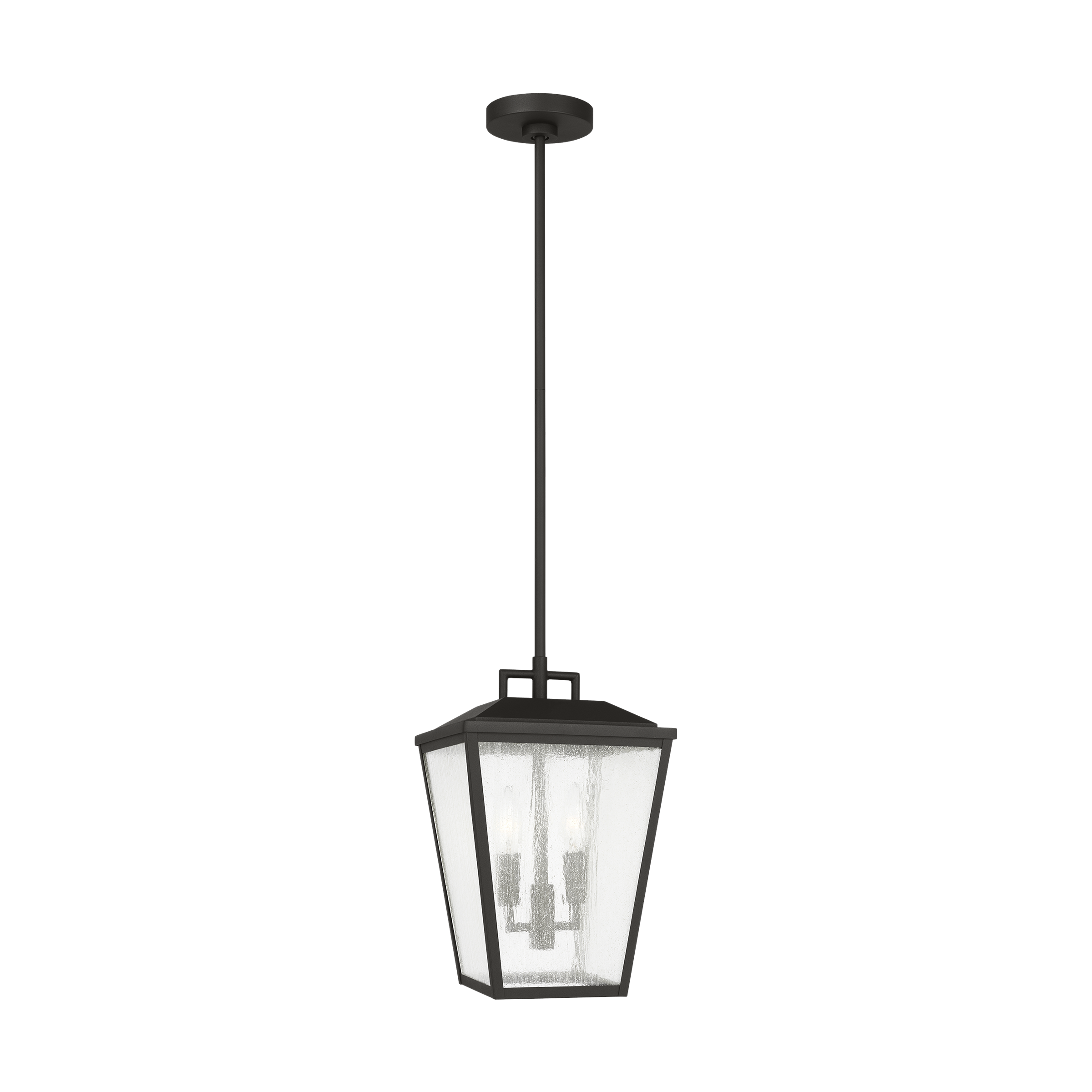 Kennewick Medium Pendant Lantern Textured Black