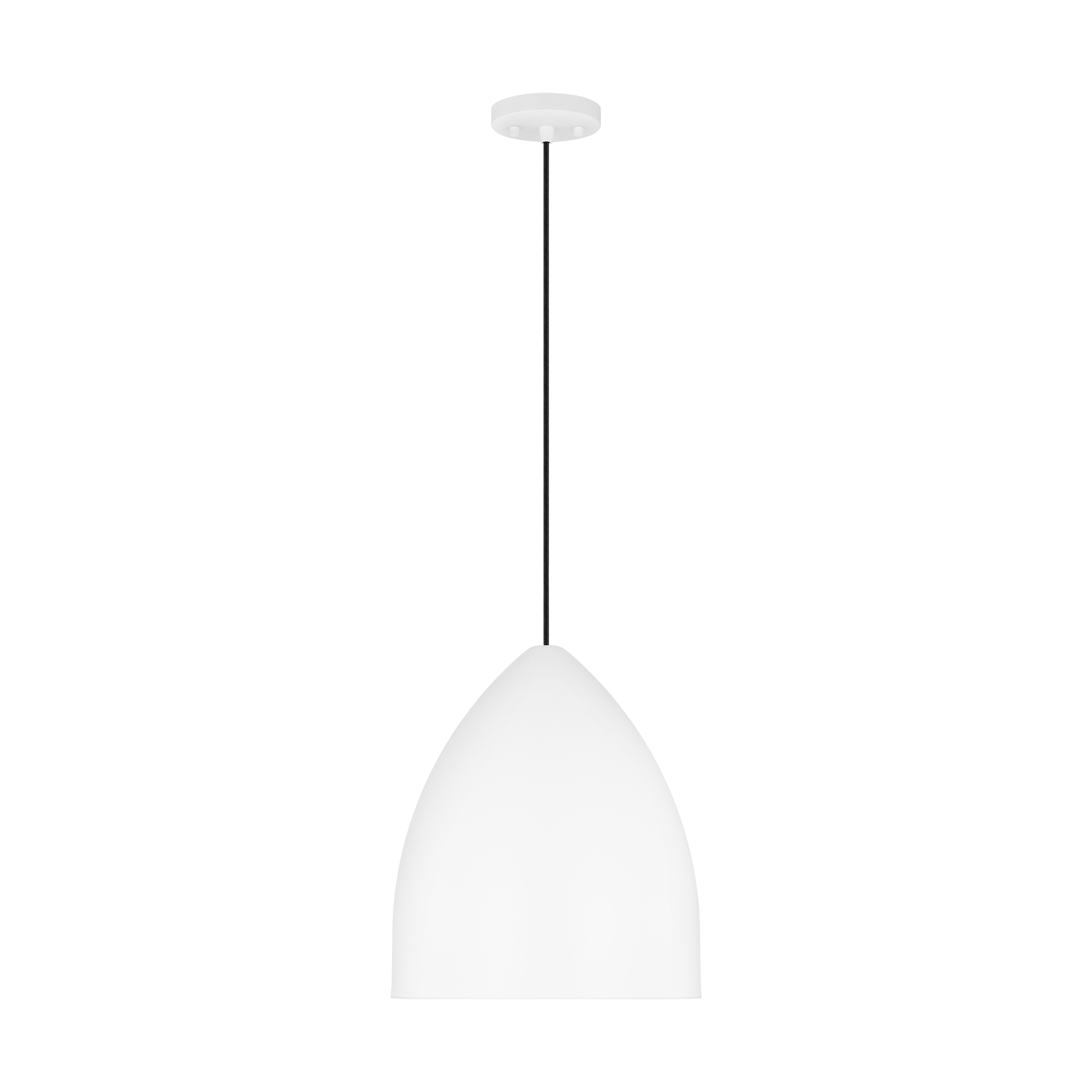 Huron Medium Pendant Matte White