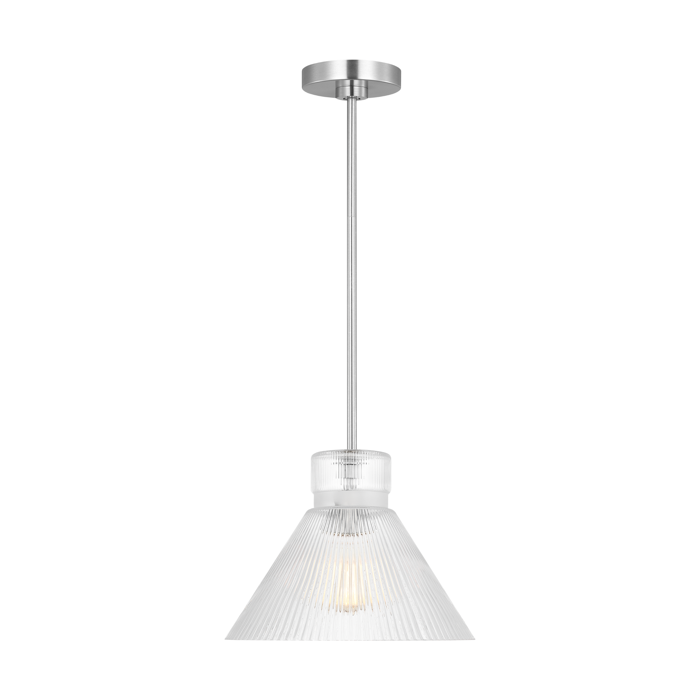 Liouet Medium Pendant Brushed Nickel