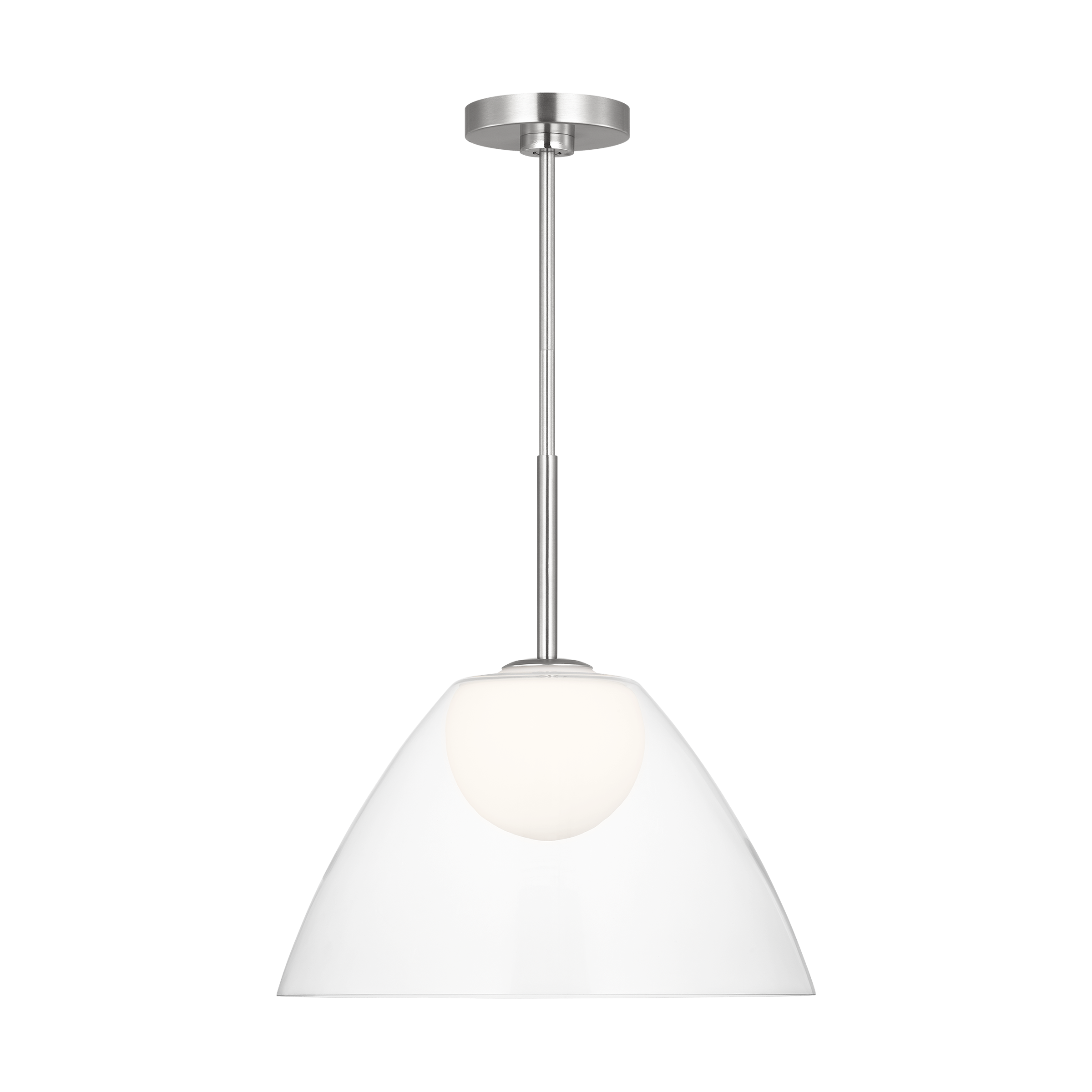 Suma Medium Pendant Brushed Nickel