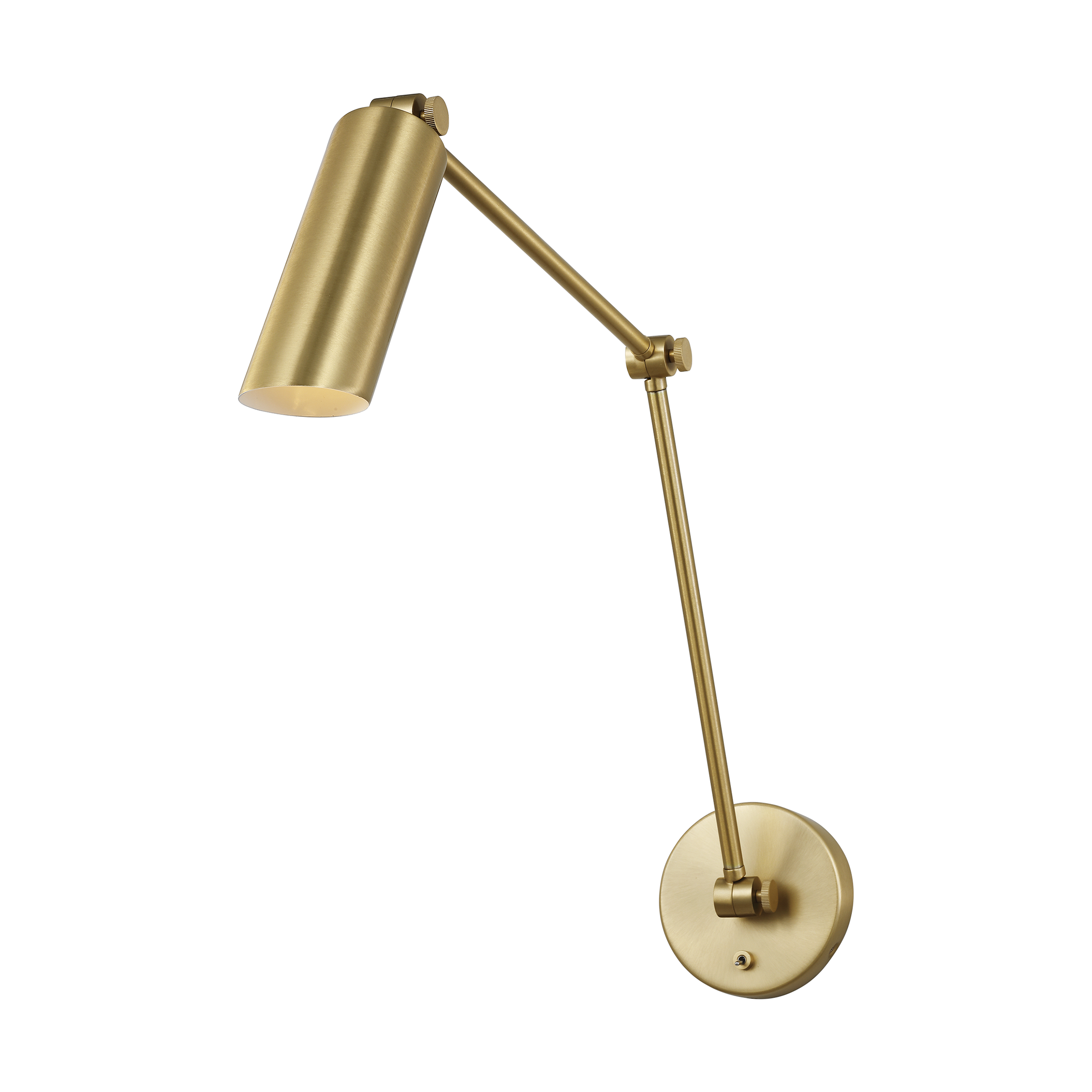 Frasar Arm Large Sconce Satin Brass