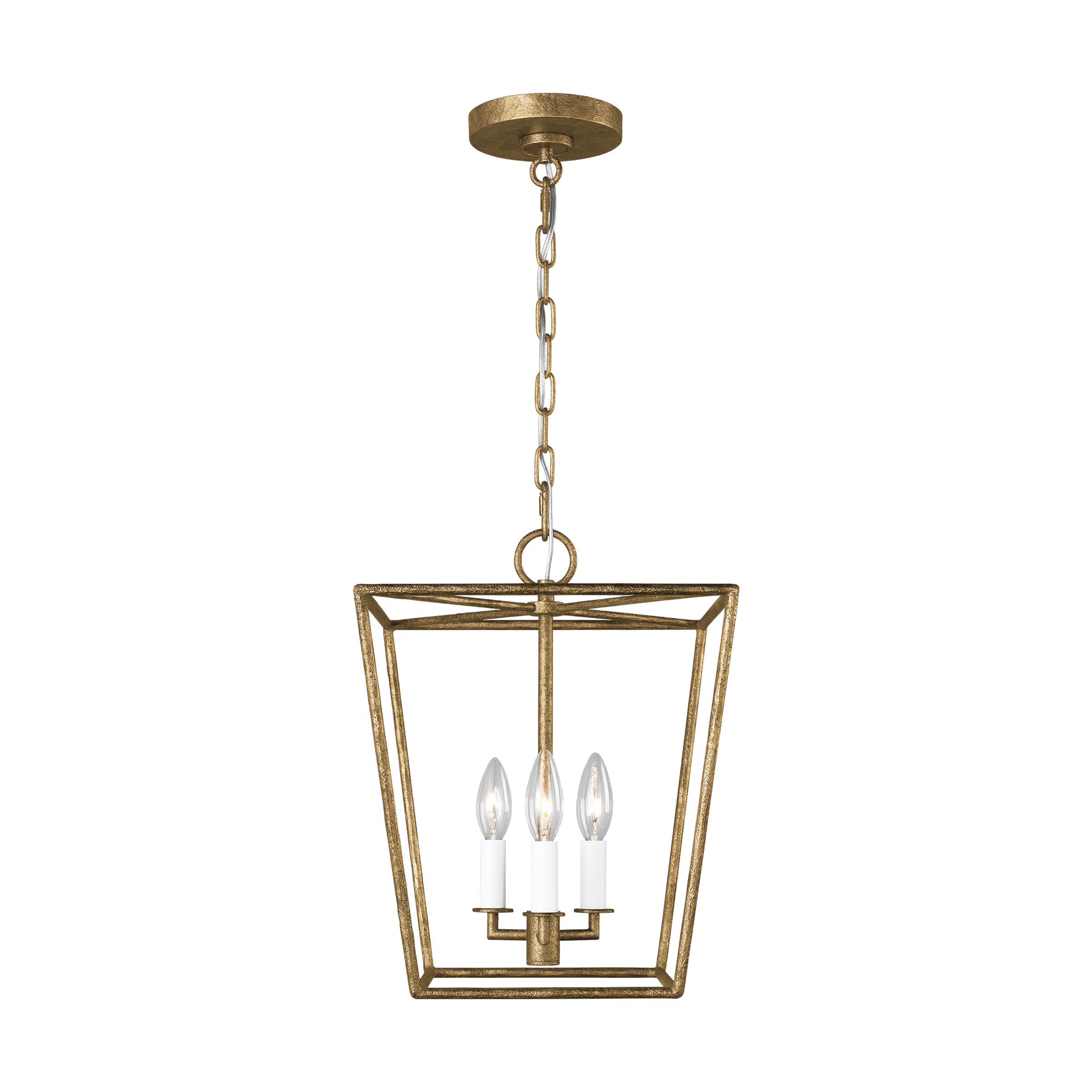 Viota Small Lantern Casted Gild