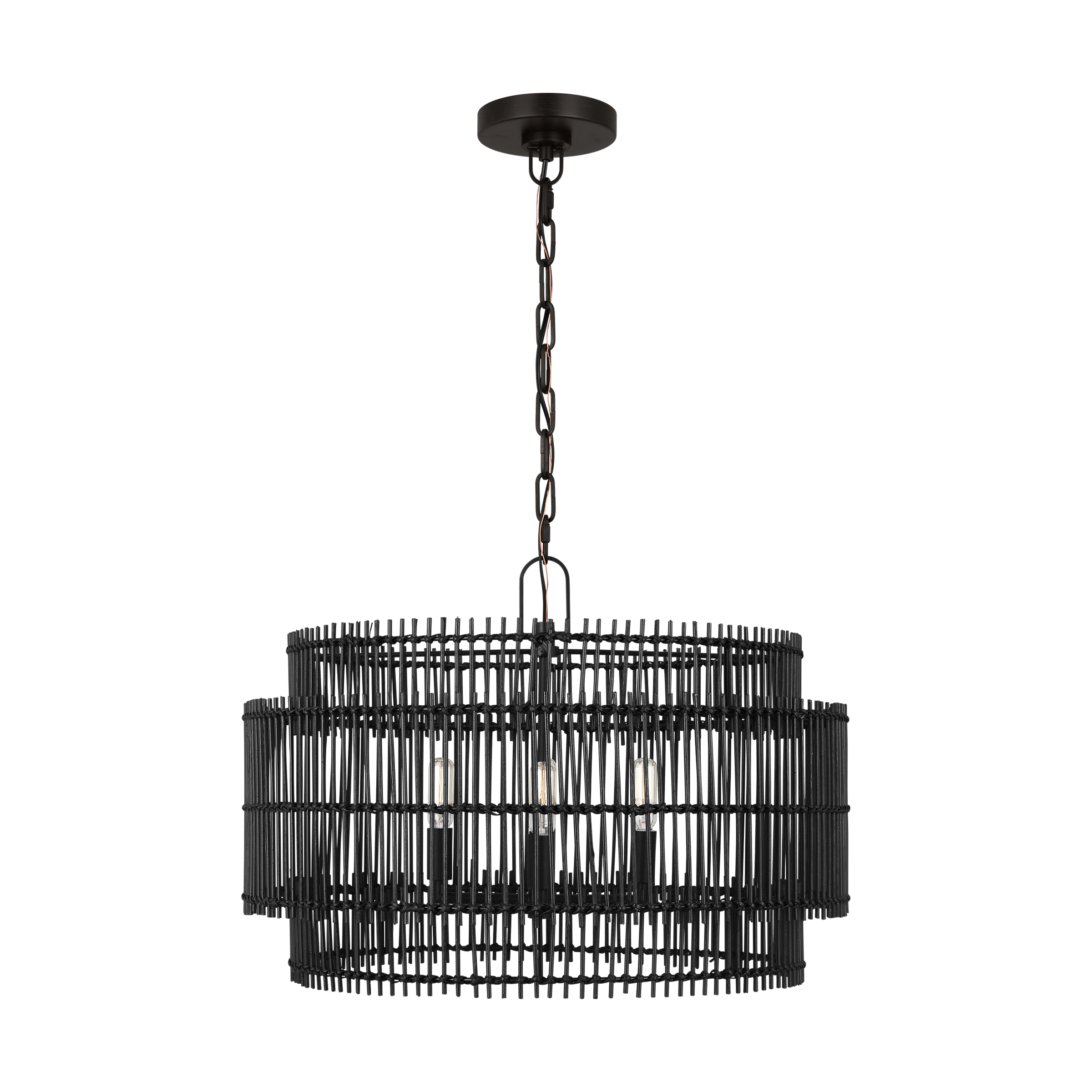 Elio Medium Hanging Shade Aged Iron