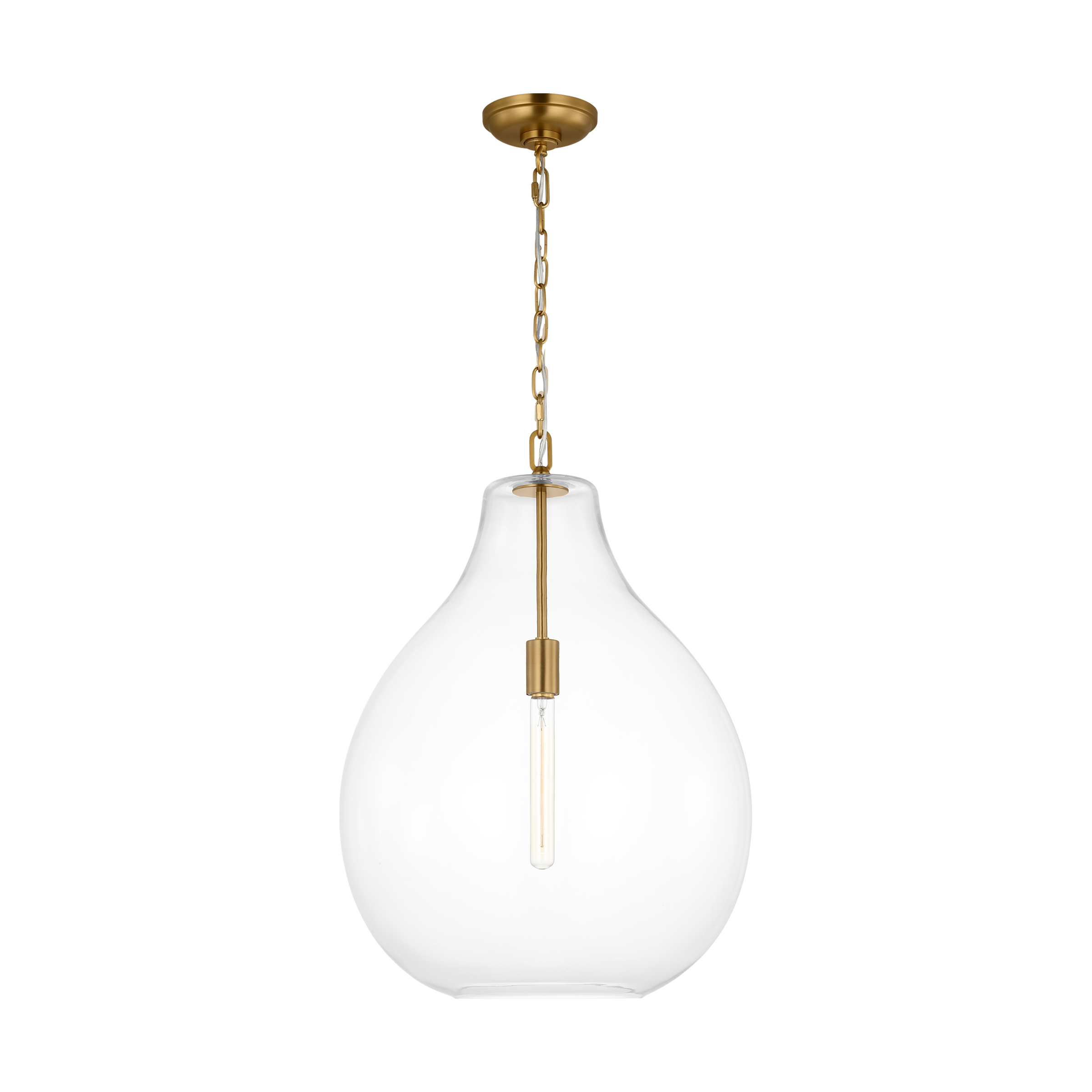 Magnus Extra Large Pendant Burnished Brass