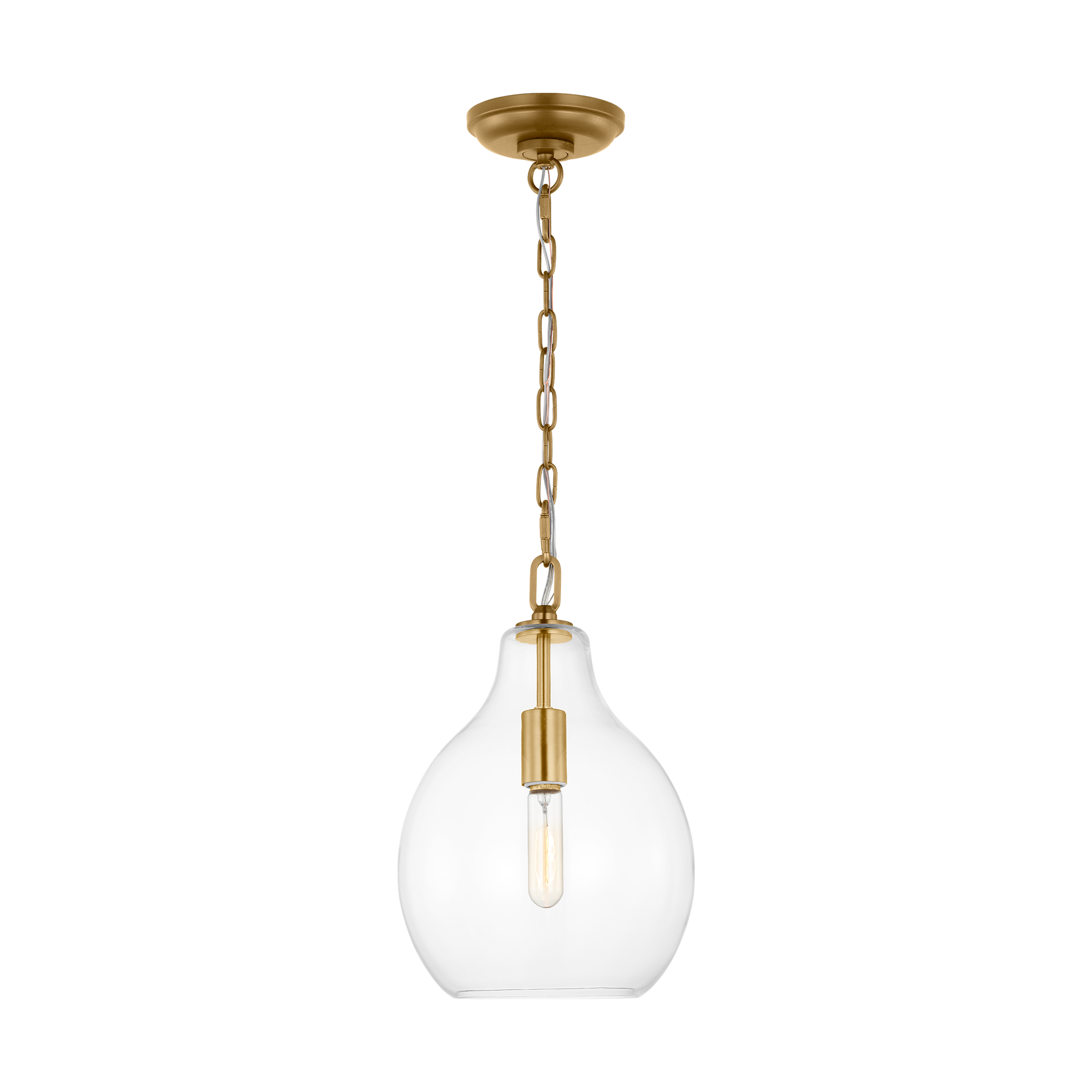 Magnus Large Pendant Burnished Brass