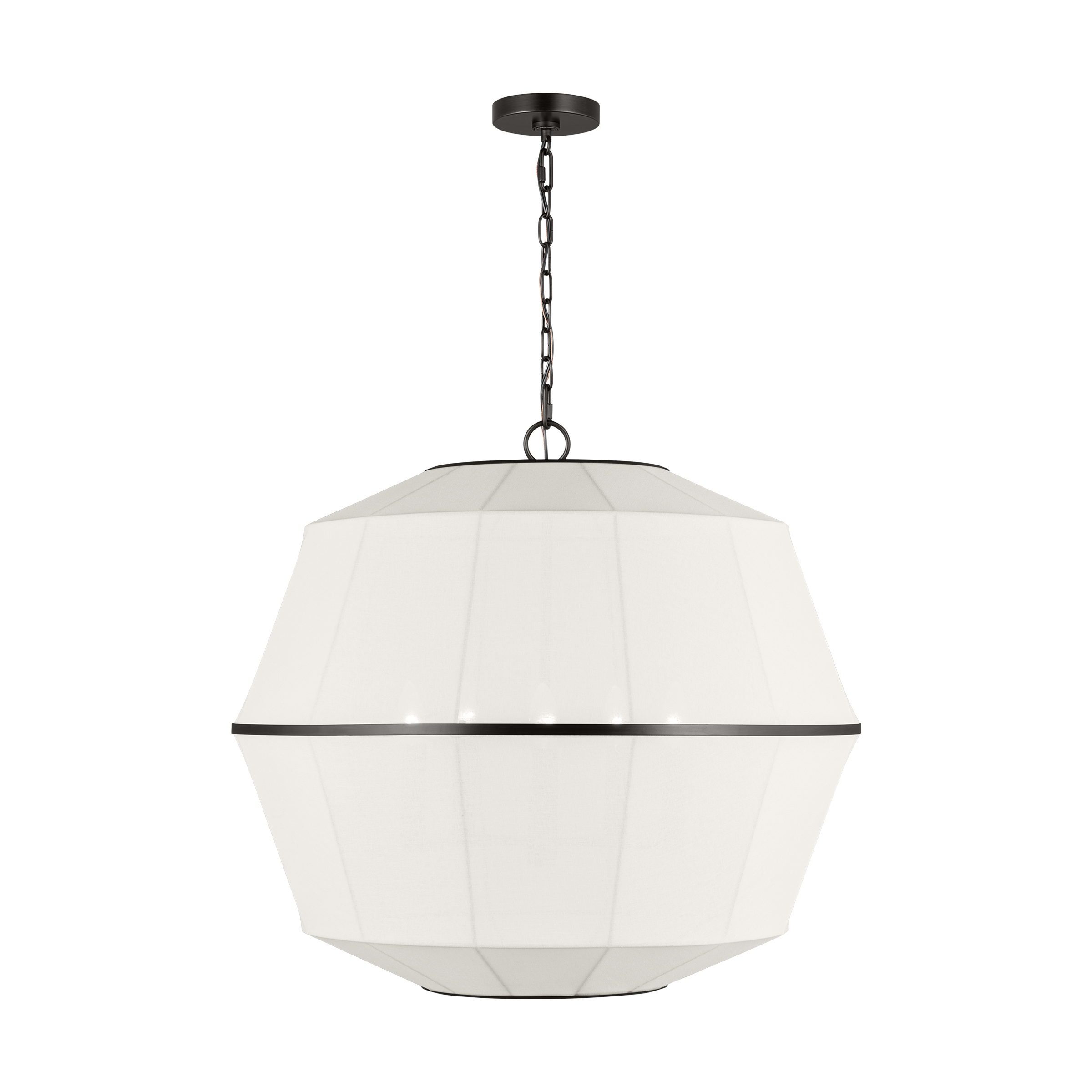 Hikari Large Chandelier Aged Iron