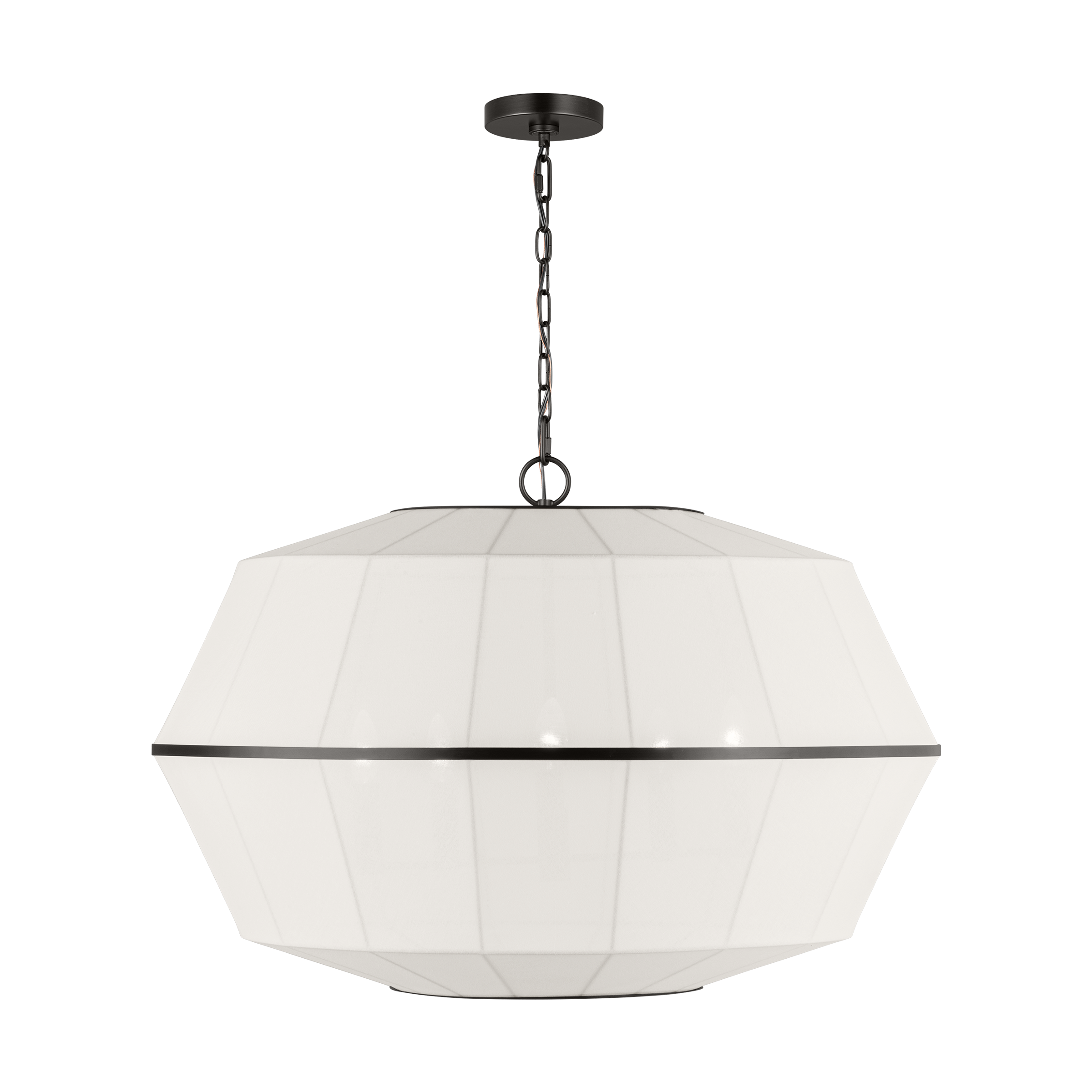 Hikari Wide Lantern Aged Iron