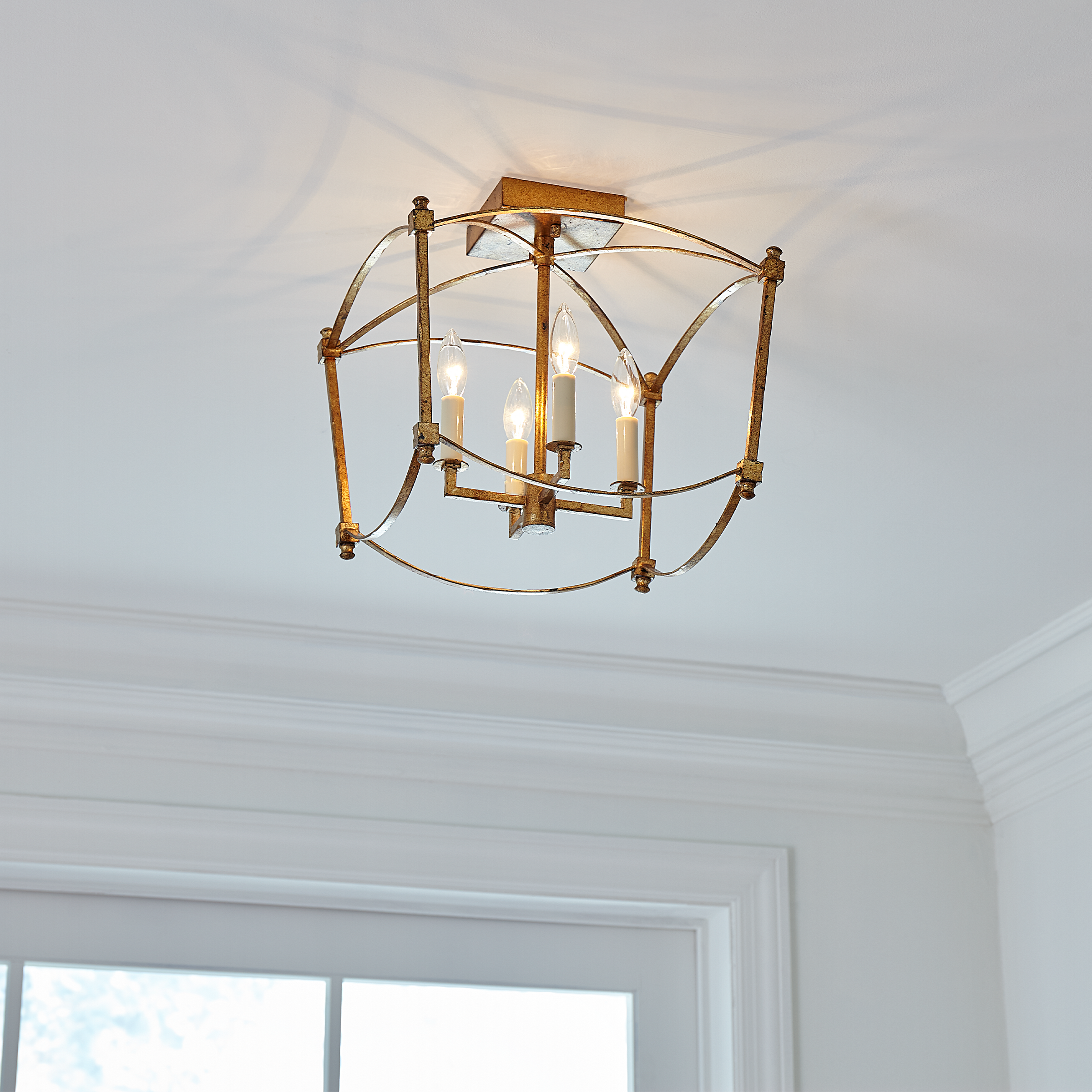 Thayer Semi-Flush Mount - SF350 | Visual Comfort